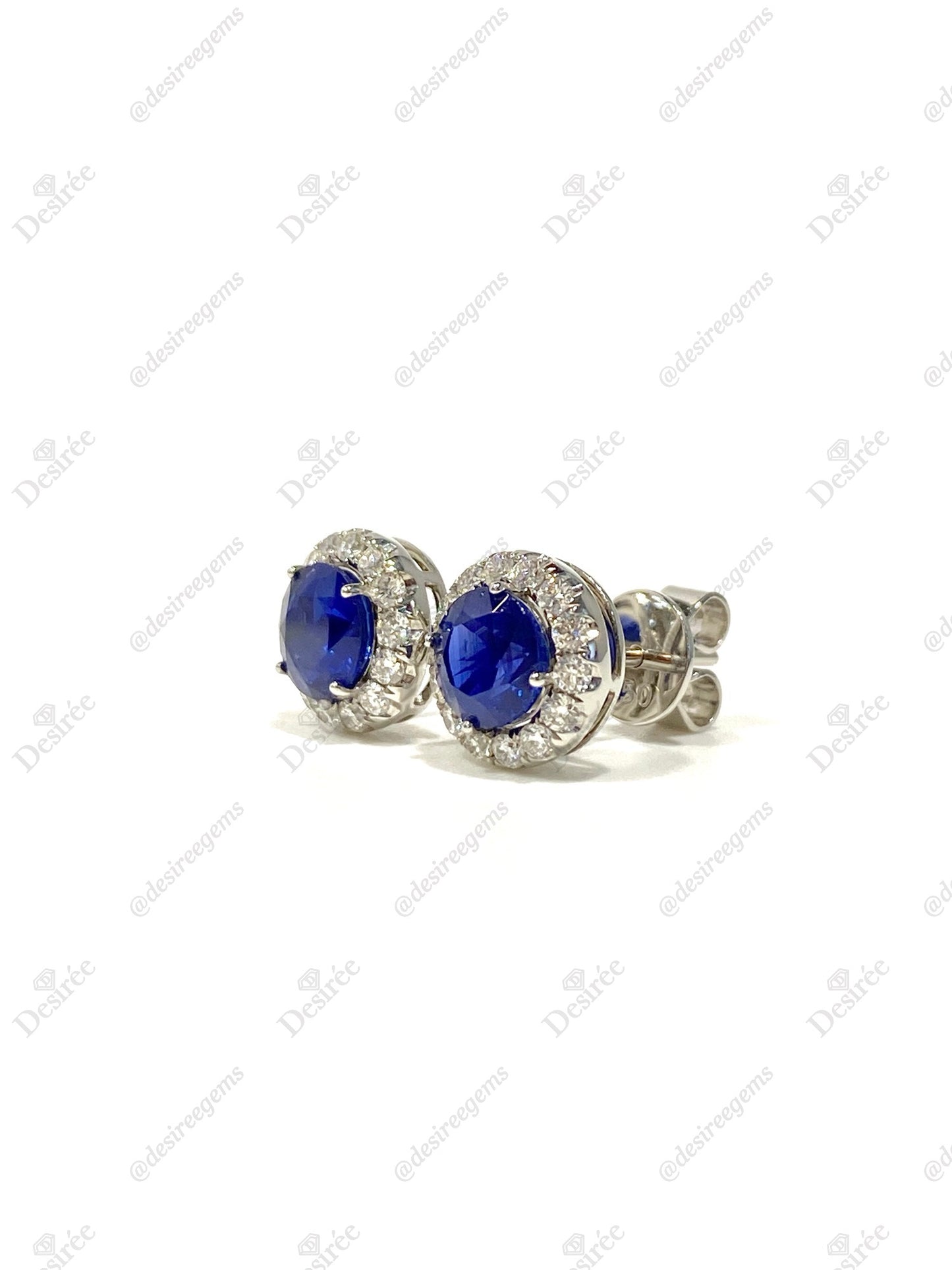 Blue Sapphire 2.00ct Earrings