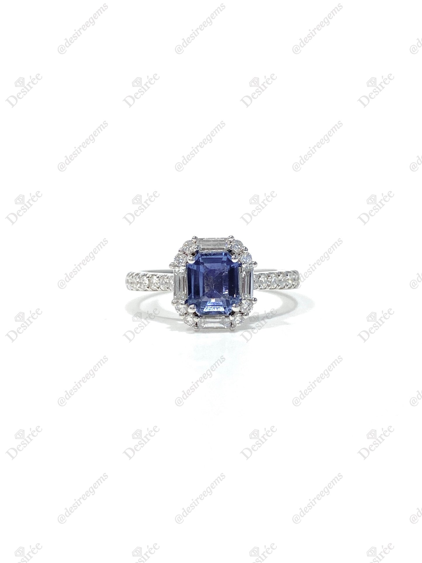 Natural Blue Sapphire 1.22ct Ring