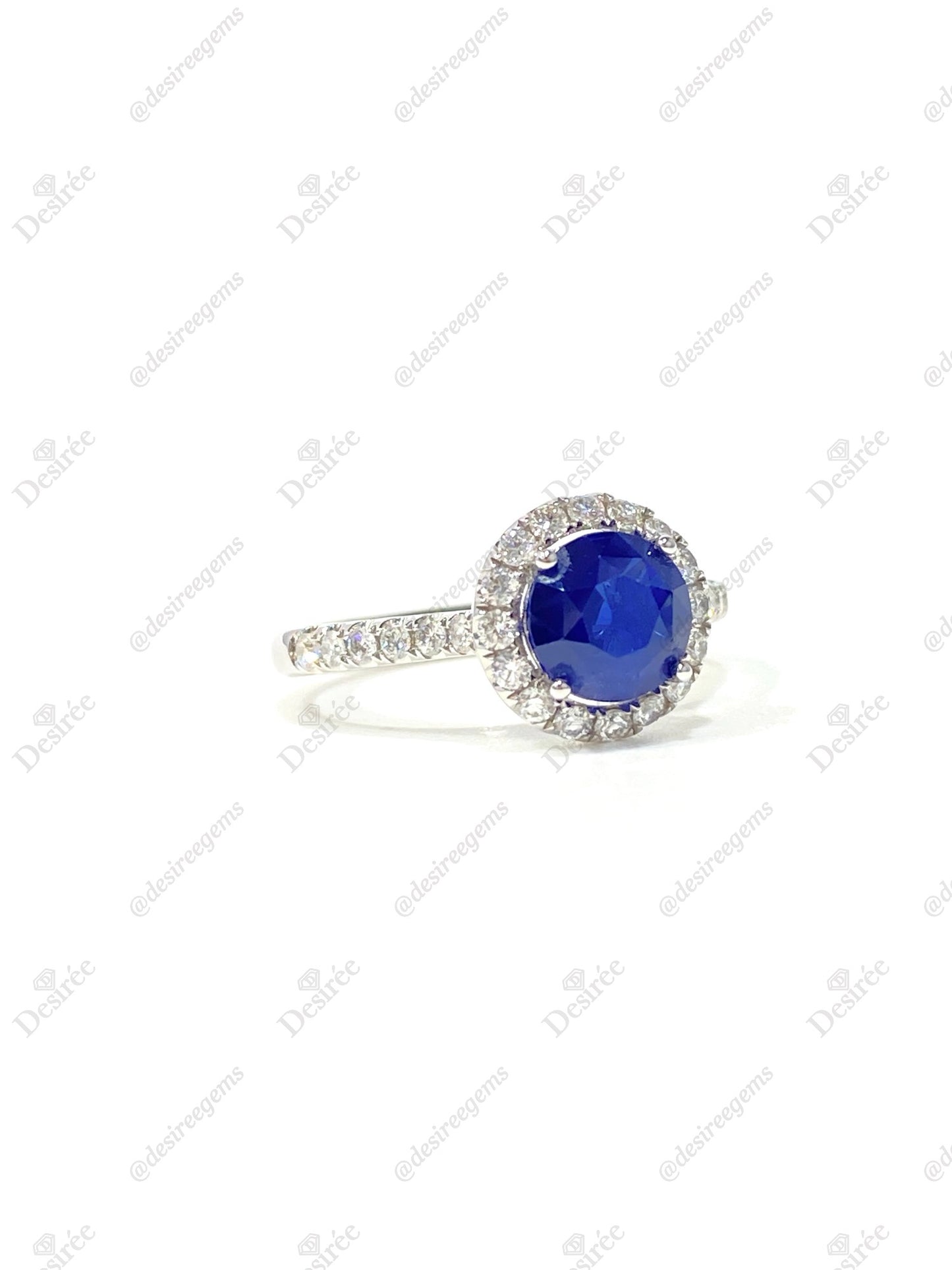 Natural Blue Sapphire 1.78ct Ring