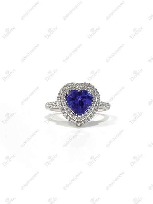Natural Tanzanite 1.65ct Ring