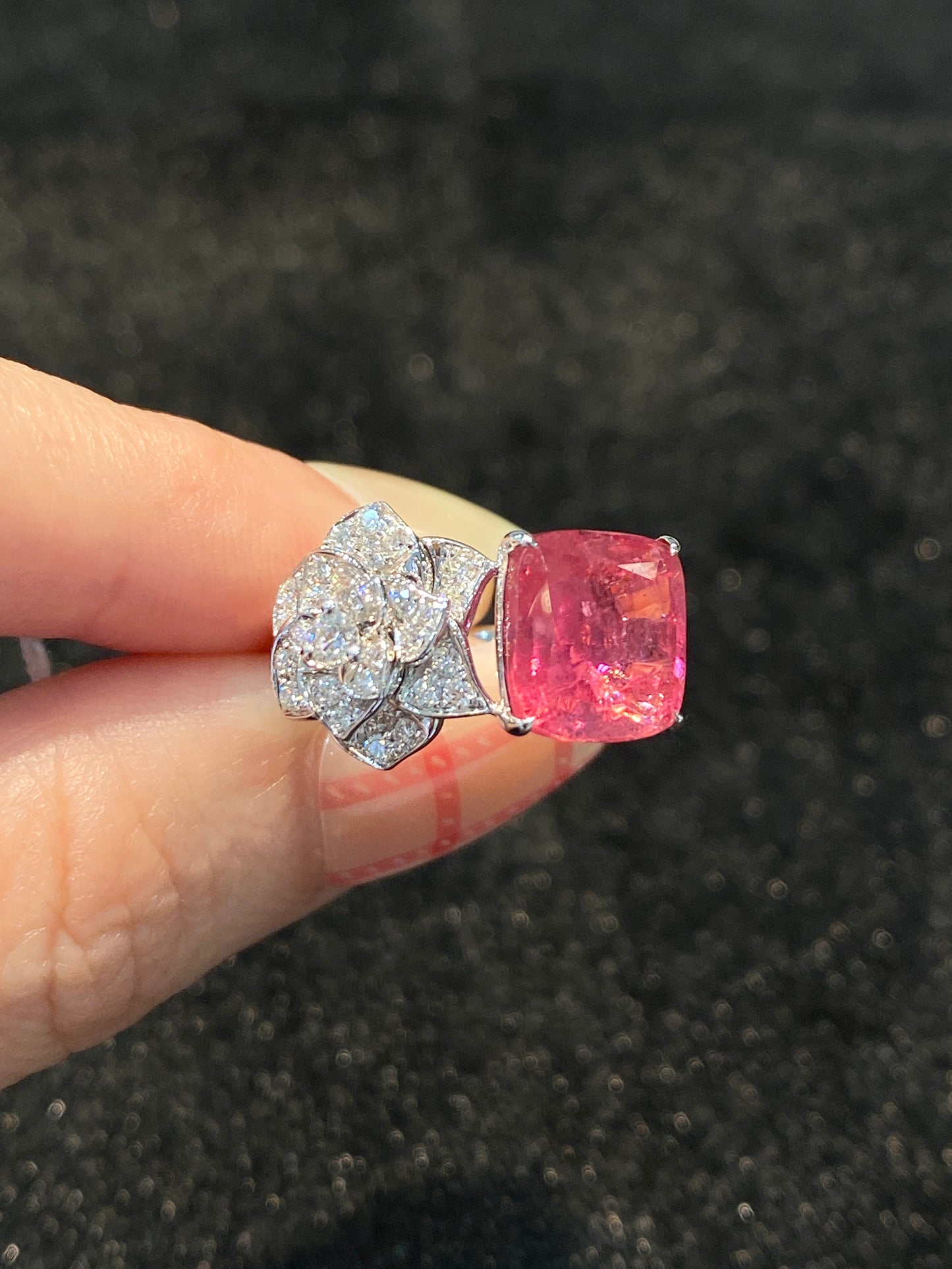 Natural Pink Tourmaline 3.30ct Ring