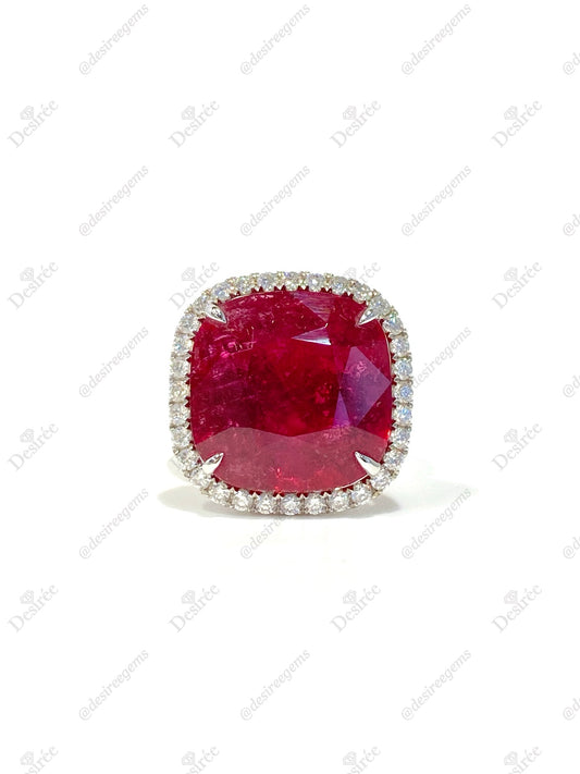 Natural Tourmaline 16.61ct Ring
