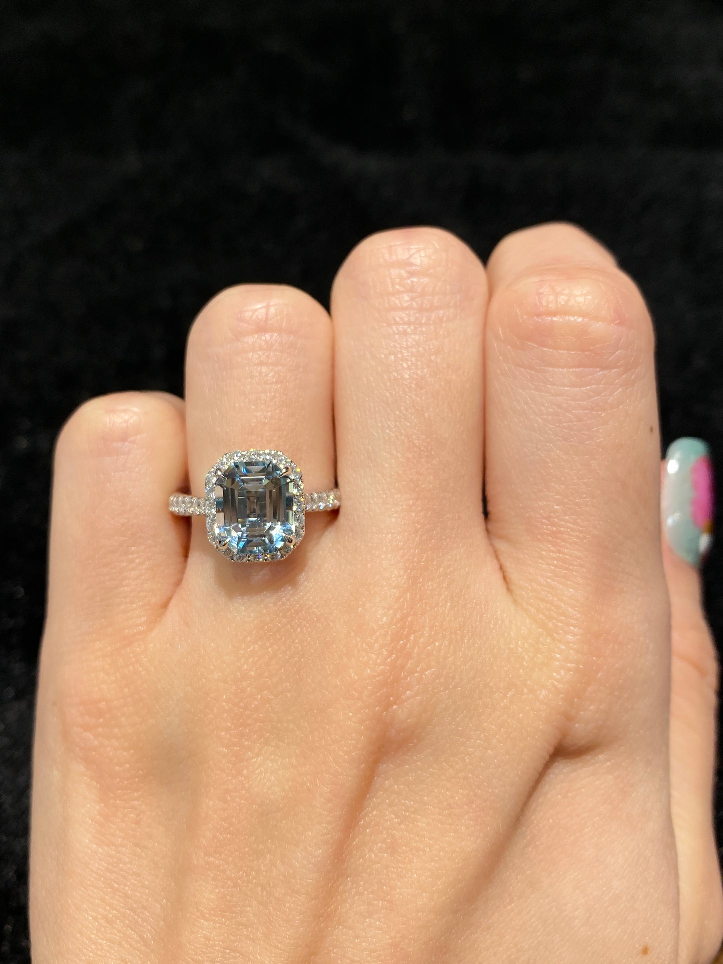 Natural Aquamarine 2.42ct Ring