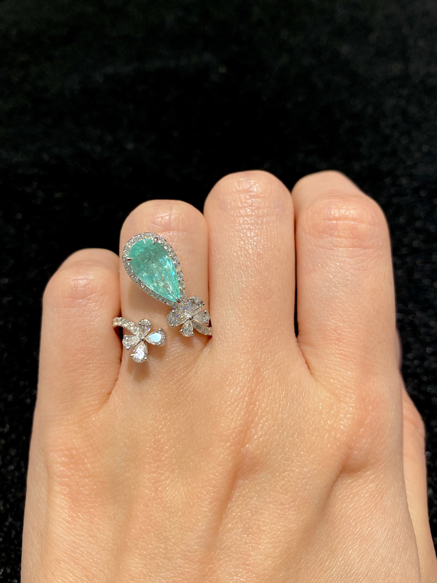 Natural Paraiba Tourmaline 1.88ct Ring