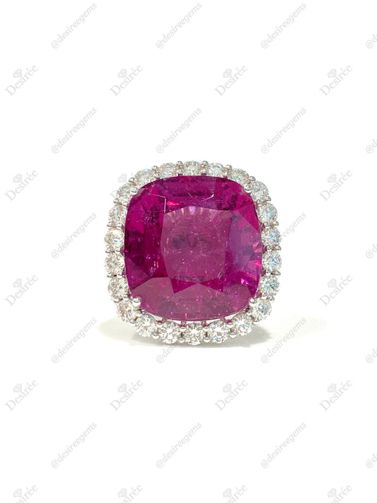 Natural Tourmaline 22.47ct Ring