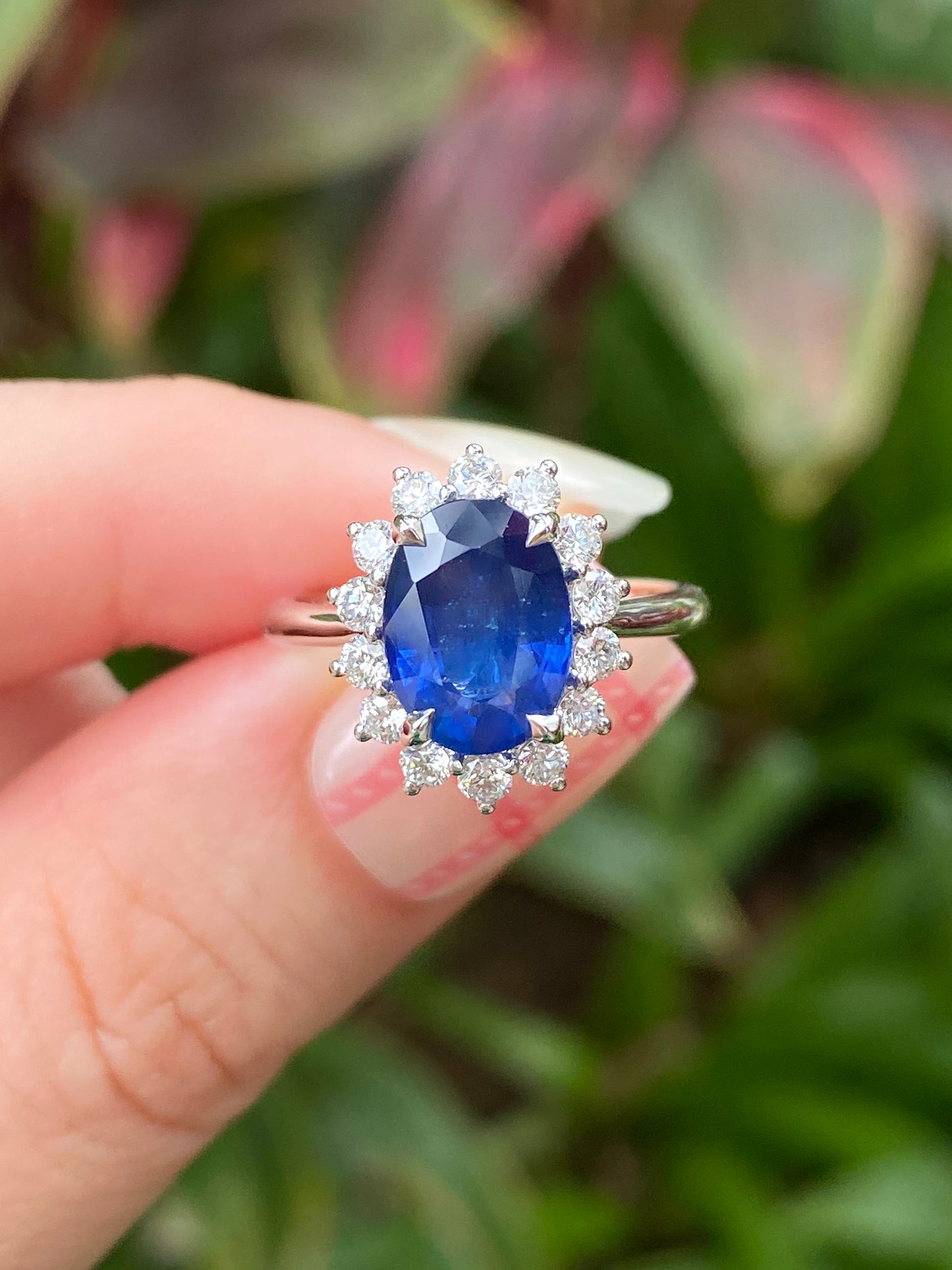 Natural Blue Sapphire 3.11ct Ring