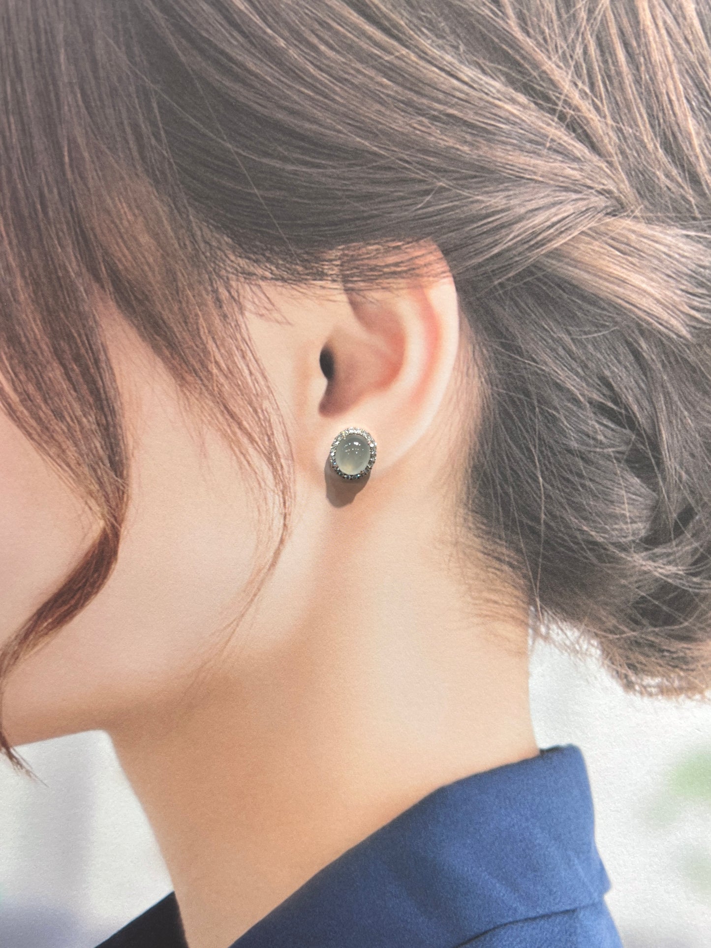 Natural Type A Icy Jadeite Earrings