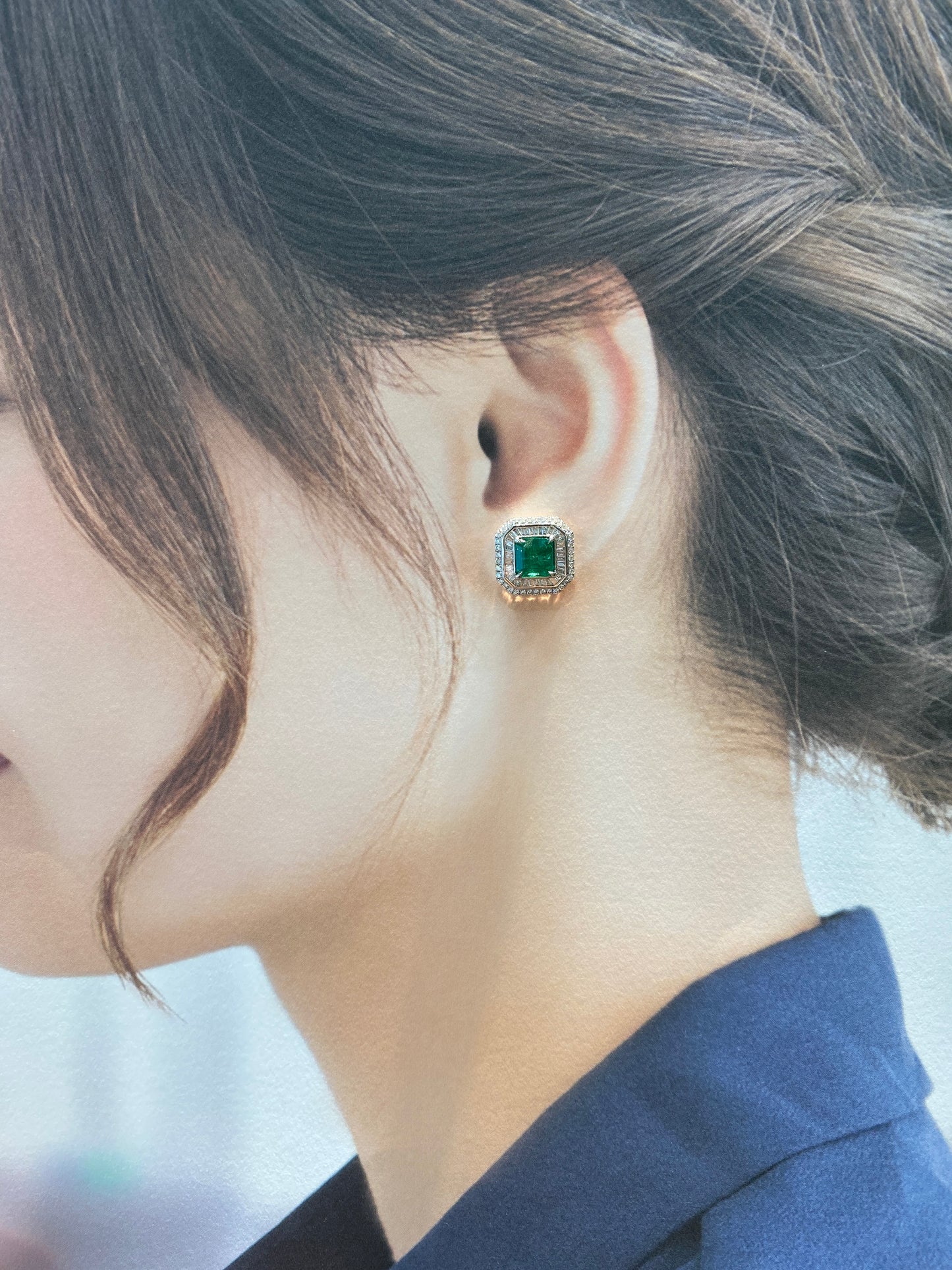 Natural Emerald 2.94ct Earrings