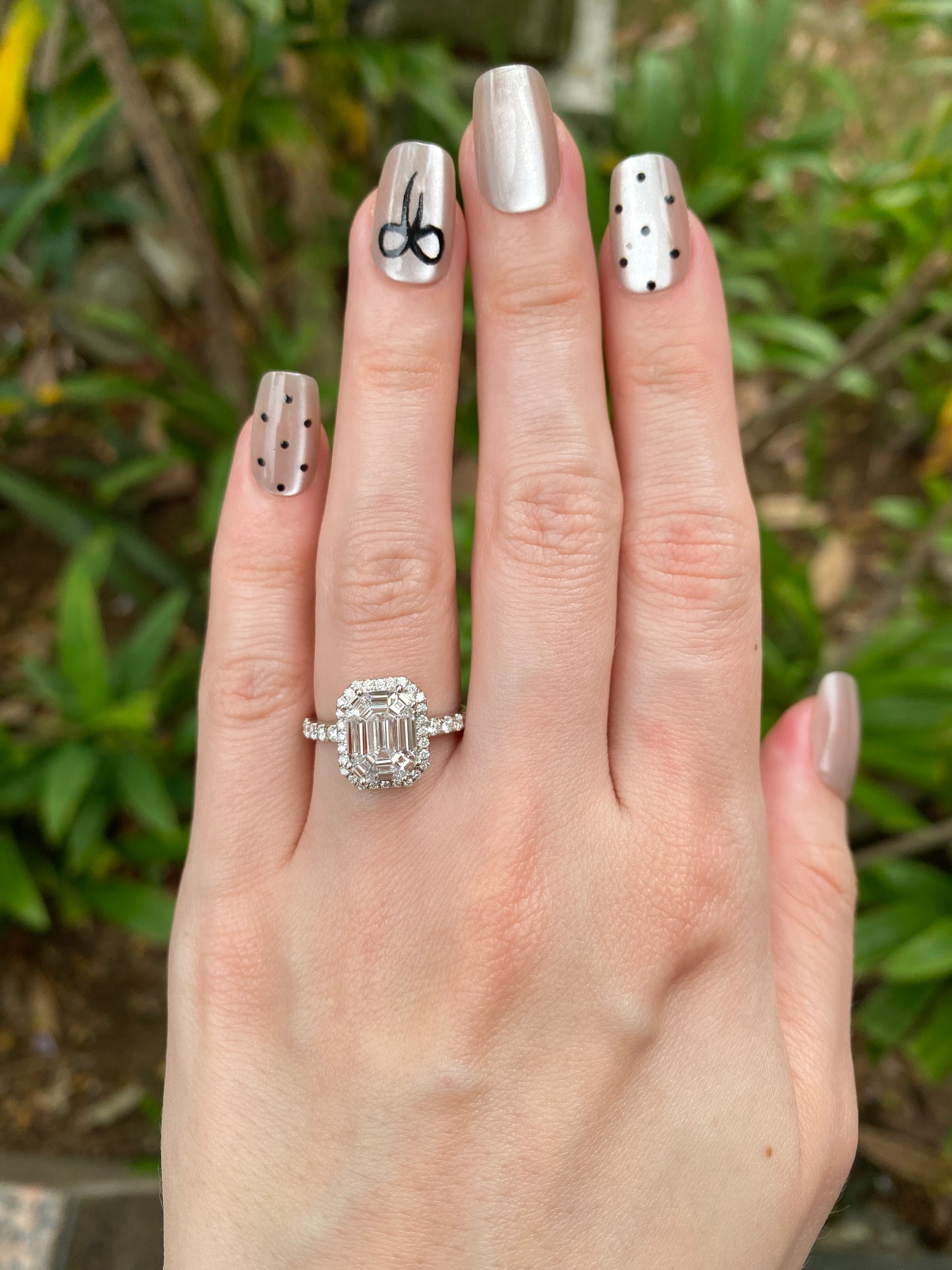Natural Diamond 1.05ct Ring