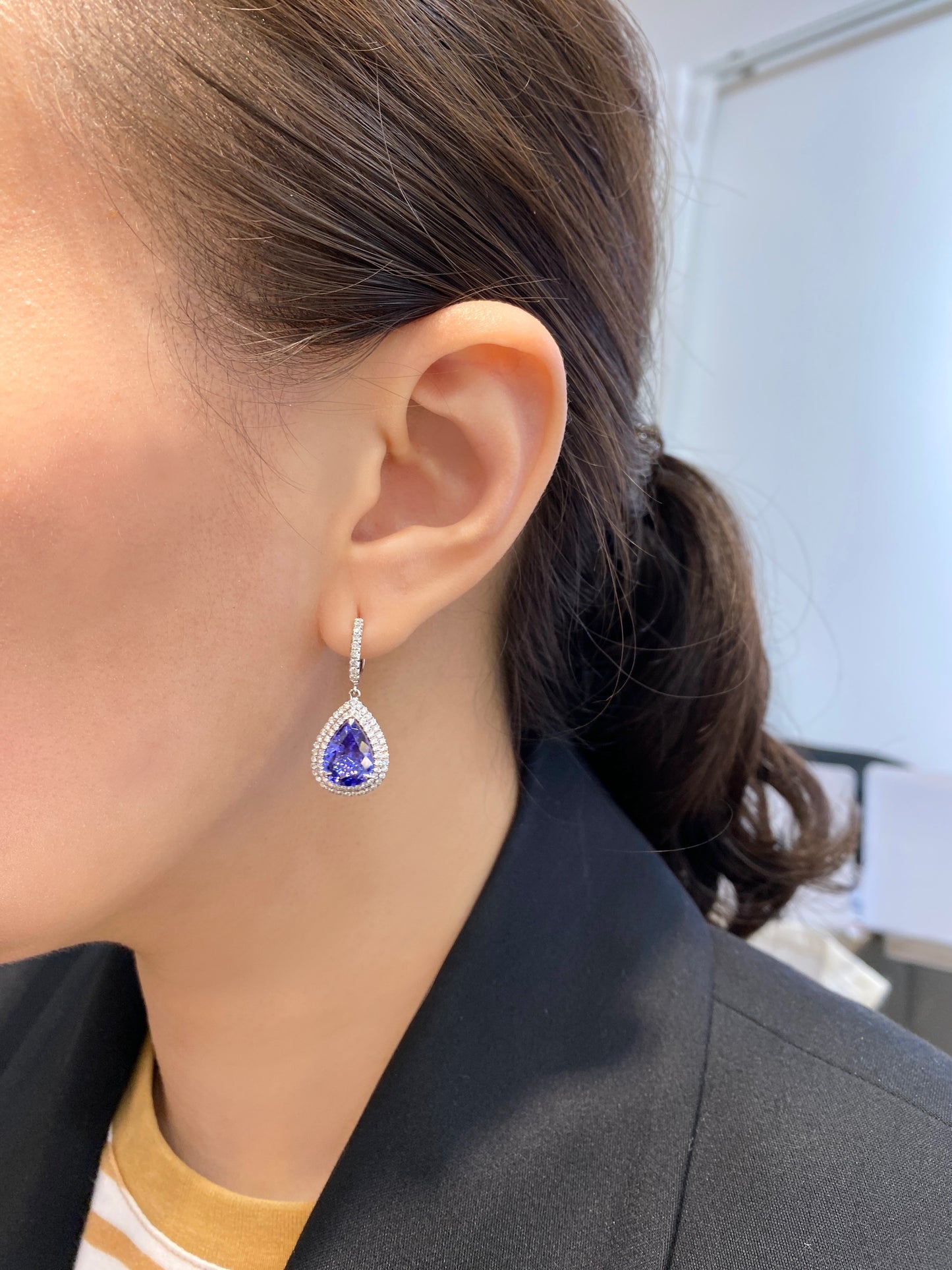 Natural Tanzanites 5.03ct Earrings