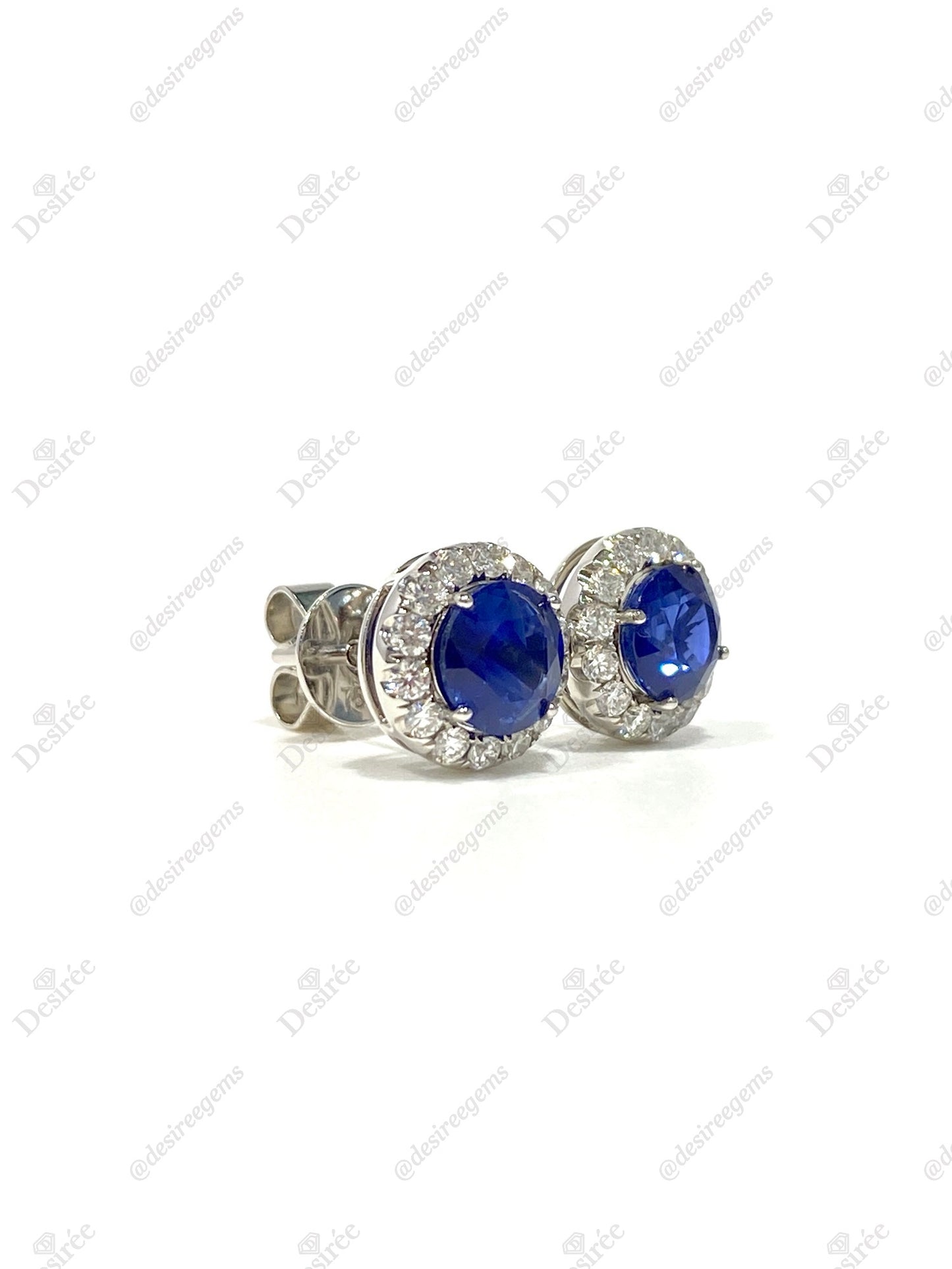 Blue Sapphire 2.00ct Earrings