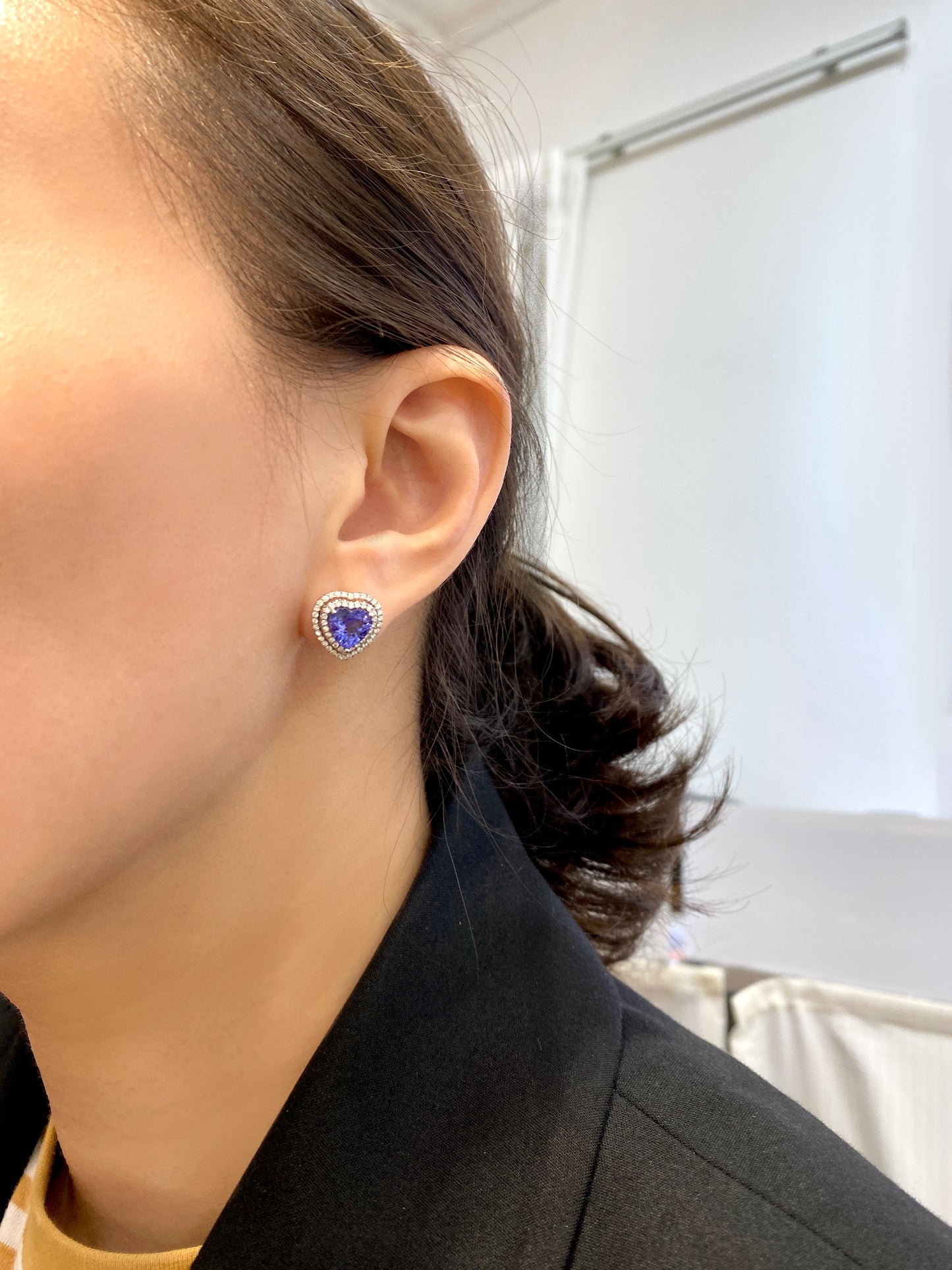 Natural Tanzanite 3.13 Earrings