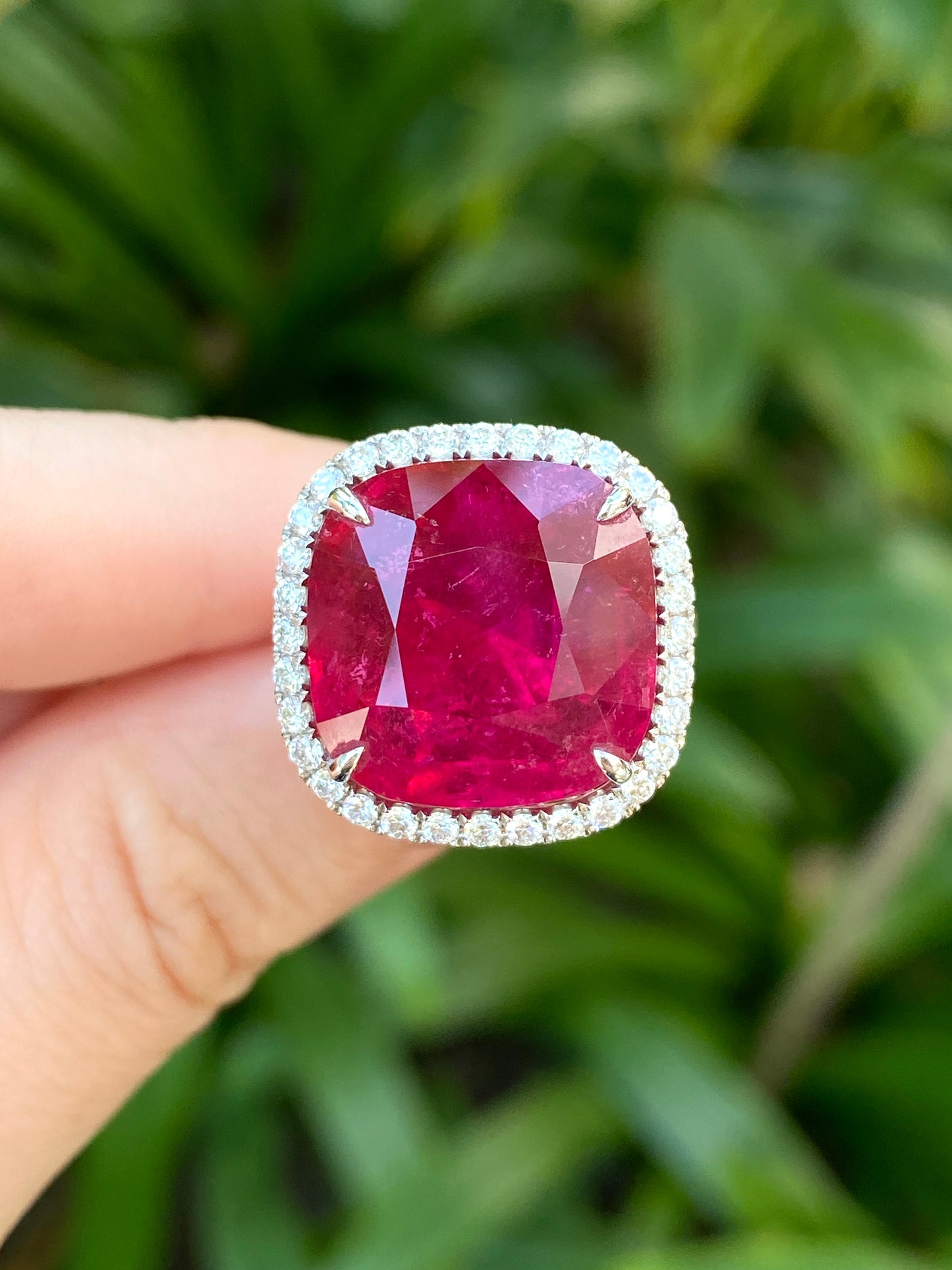 Natural Tourmaline 16.61ct Ring