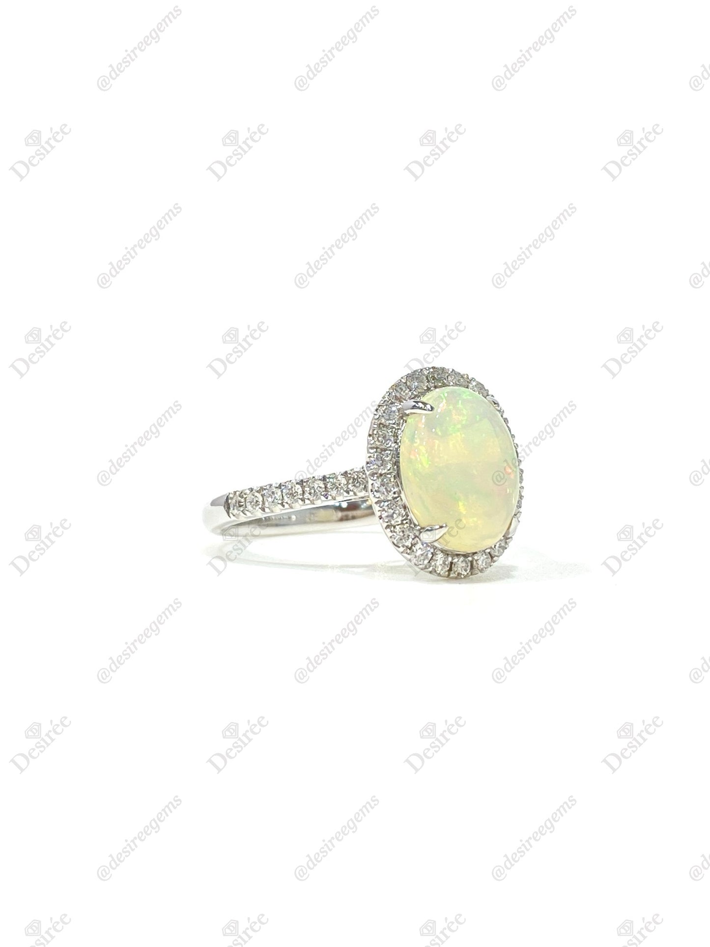 Natural Opal 1.20ct Ring