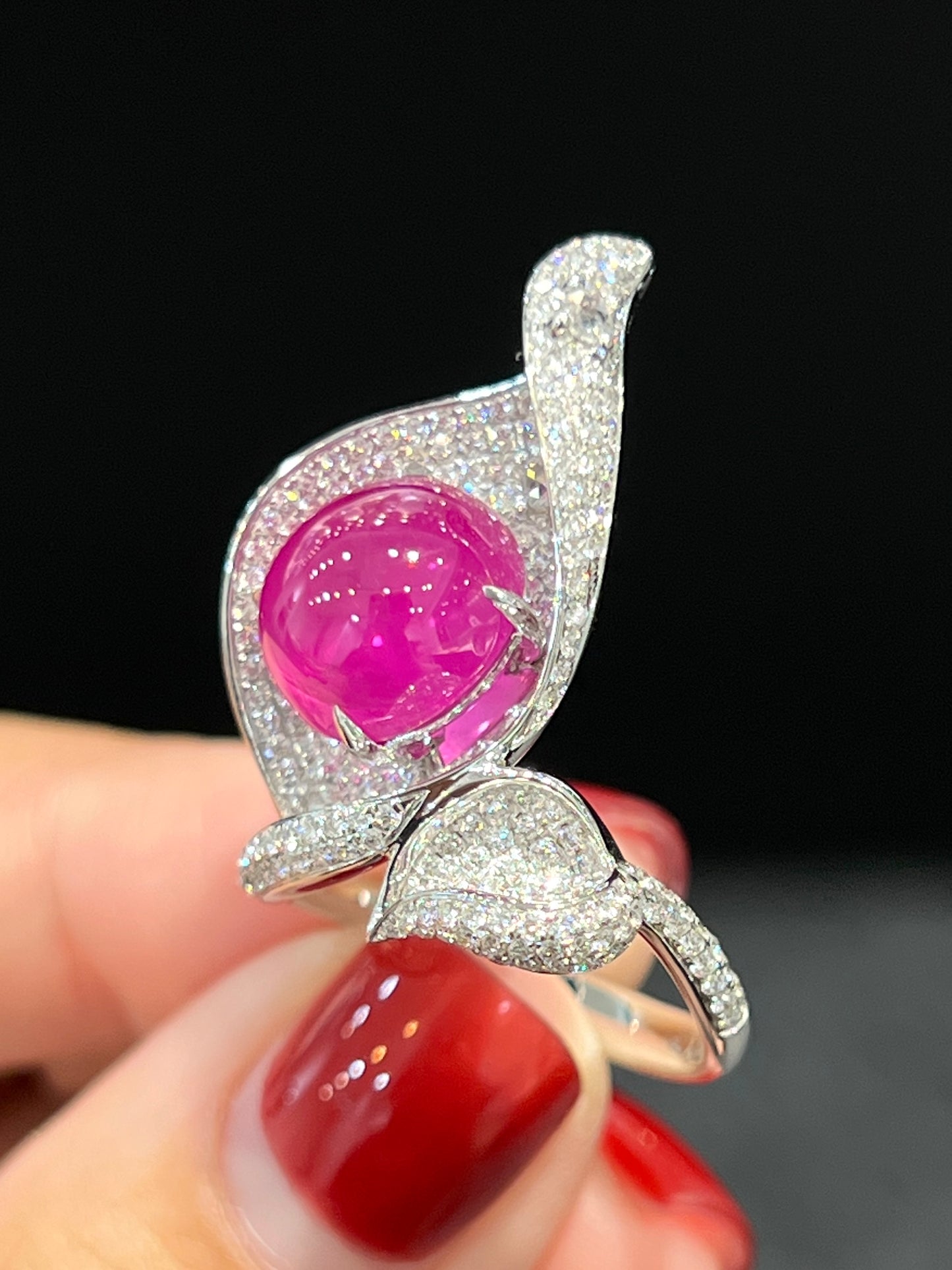 Natural Burmese Ruby 6.70ct Ring