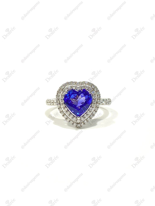 Natural Tanzanite 1.67ct Ring