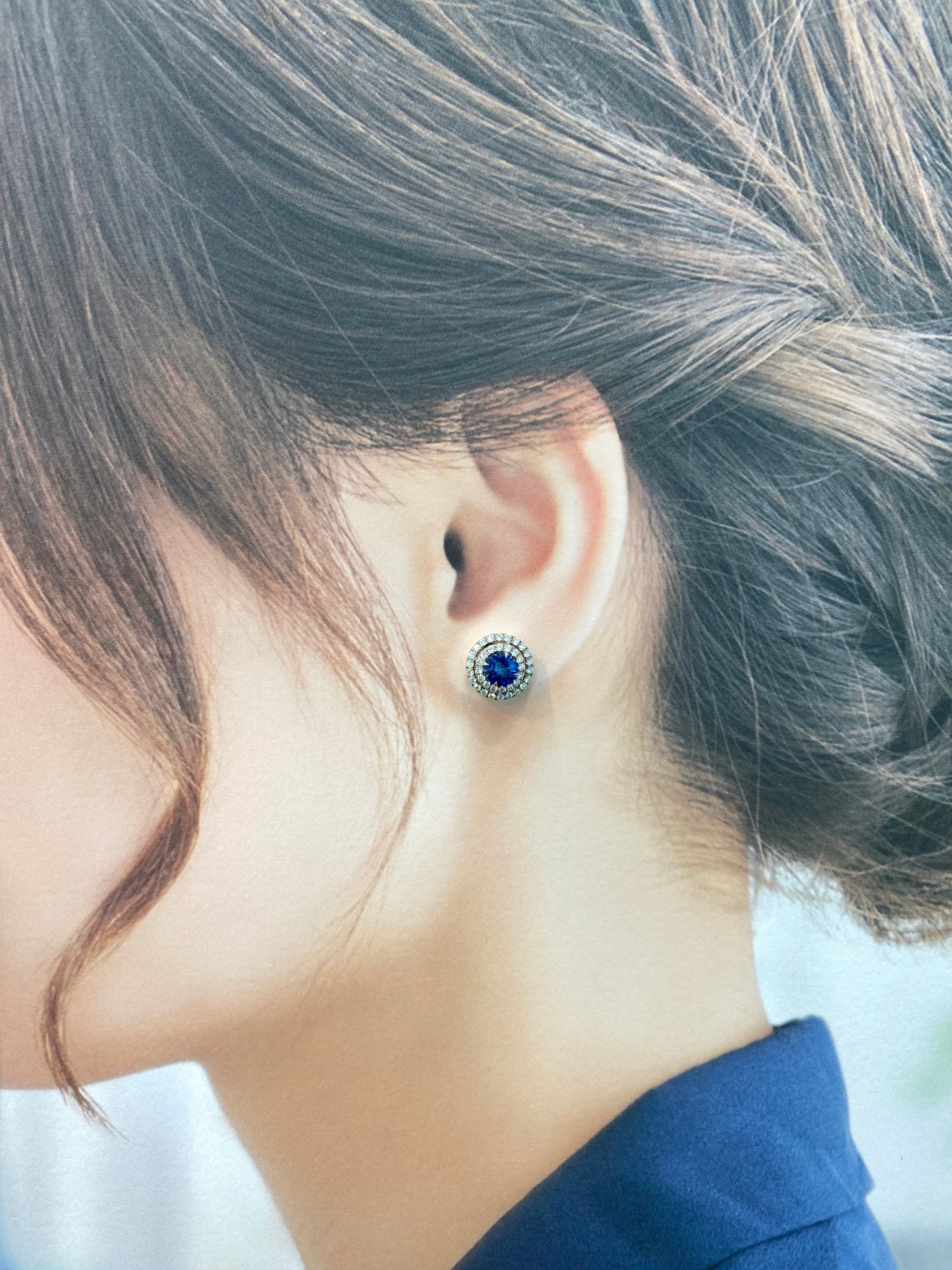 Blue Sapphire 1.48ct Earrings