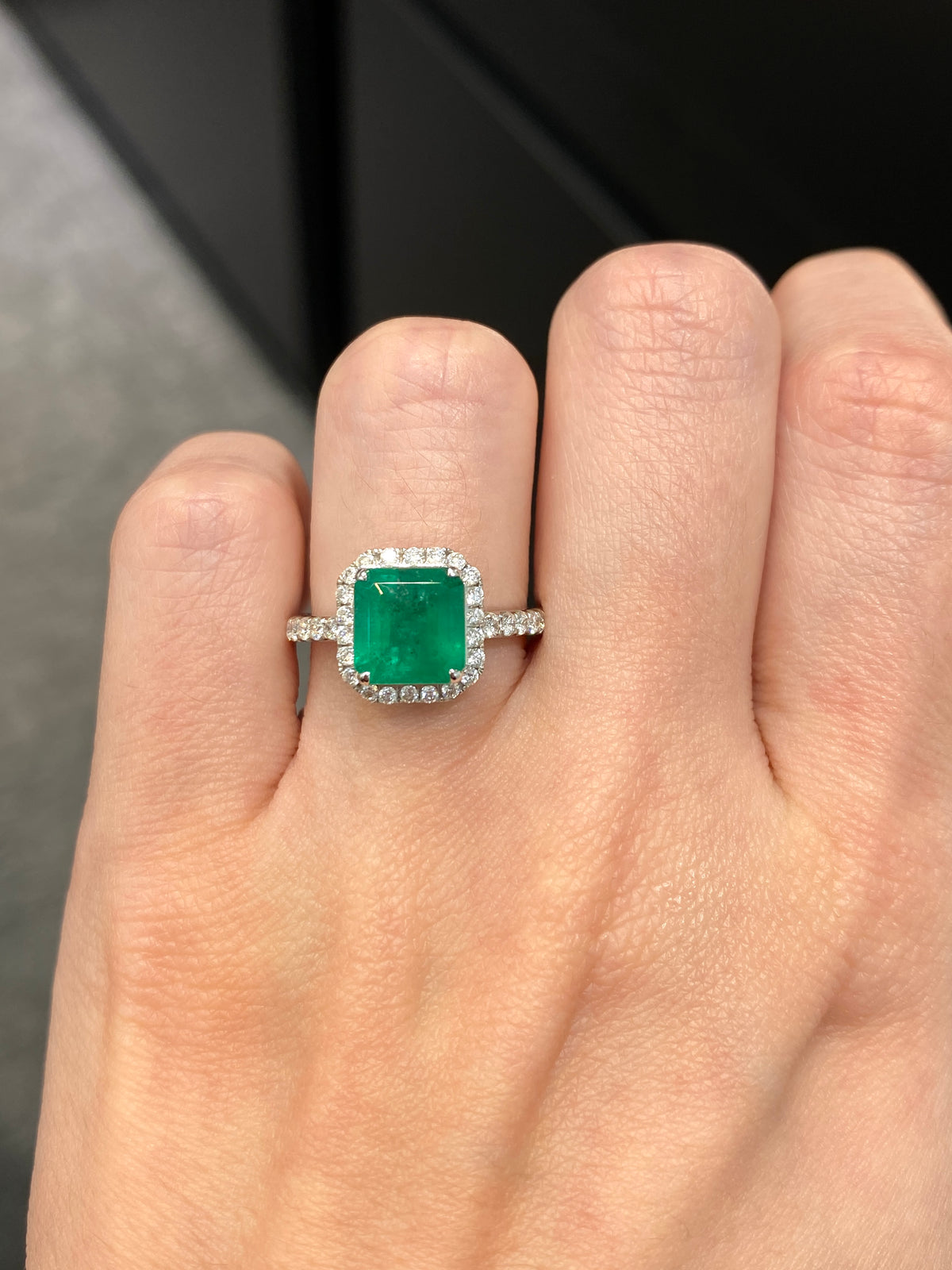 Natural Emerald 1.78ct Ring