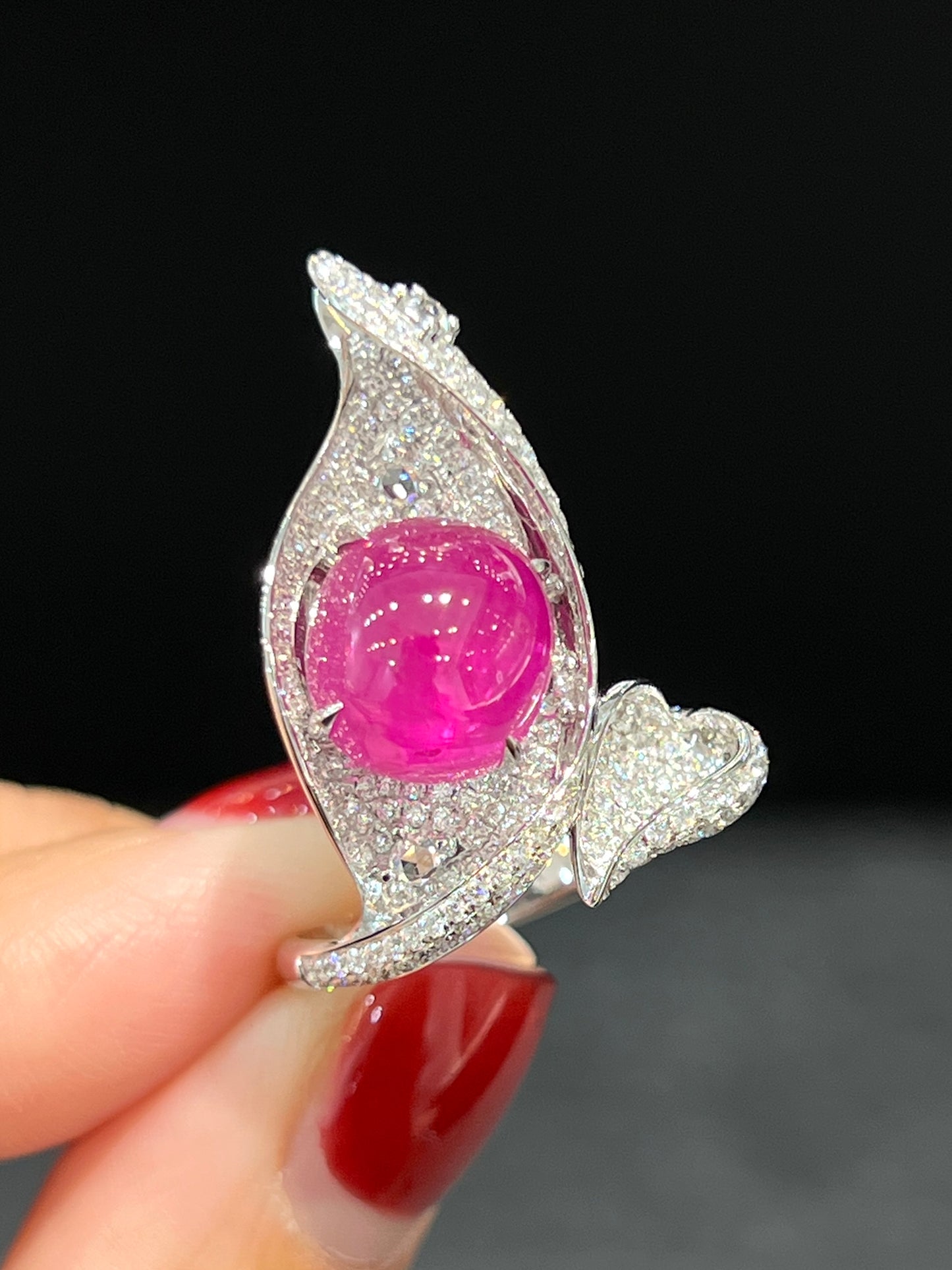 Natural Burmese Ruby 6.70ct Ring