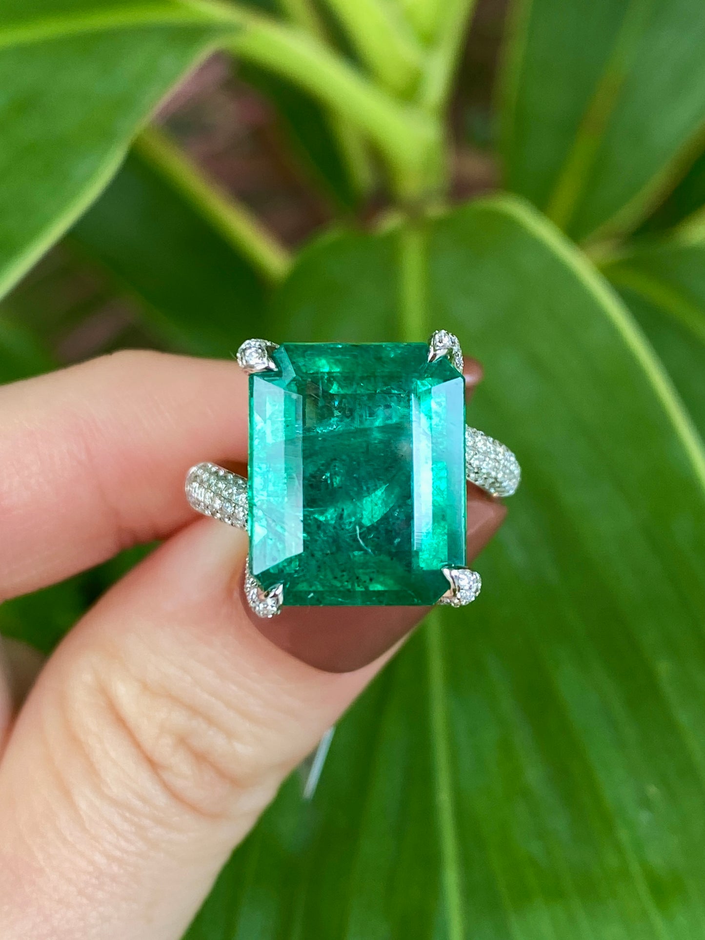 Natural Emerald 10.34ct Ring