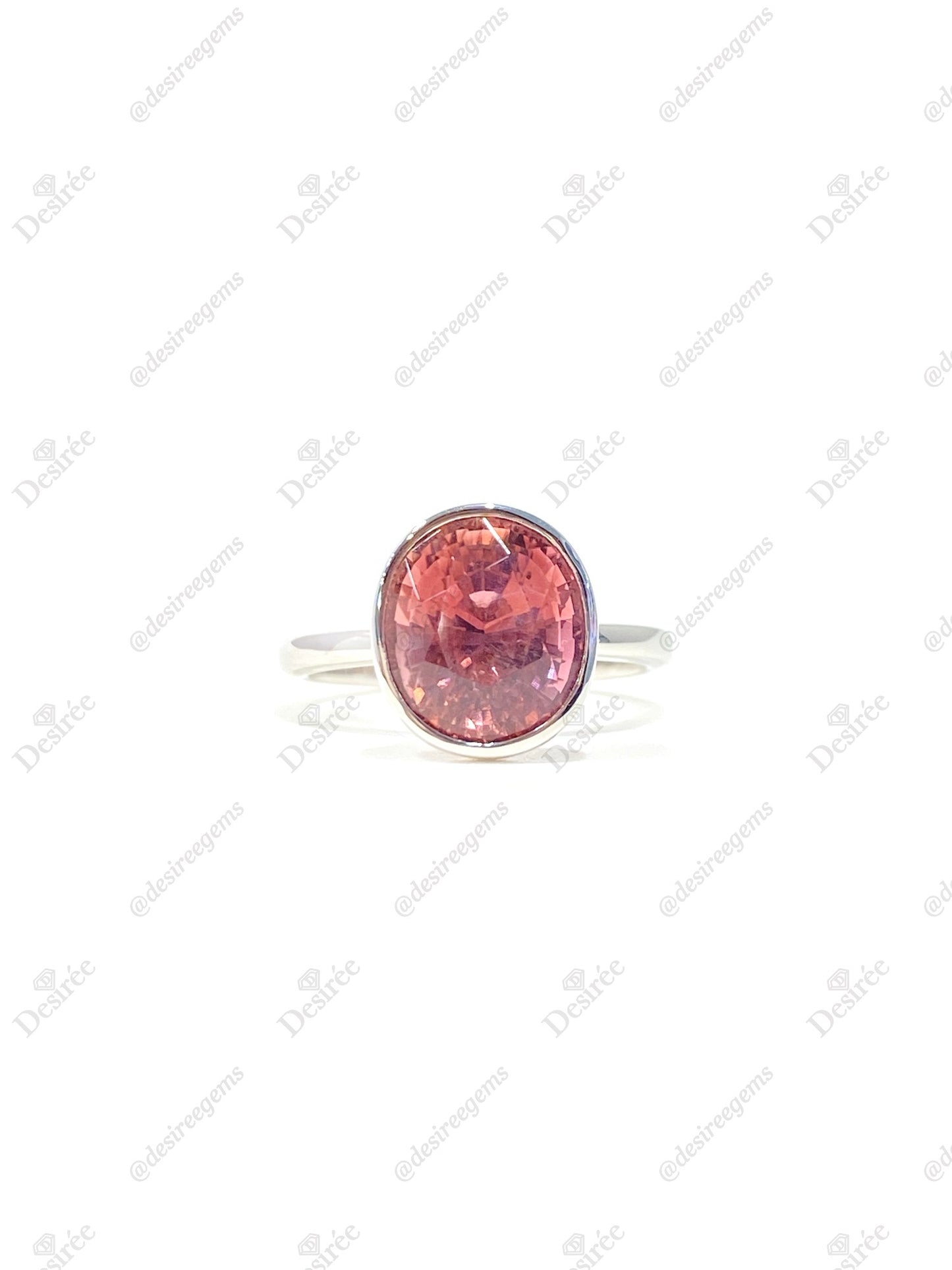 Natural Tourmaline 4.09ct Ring