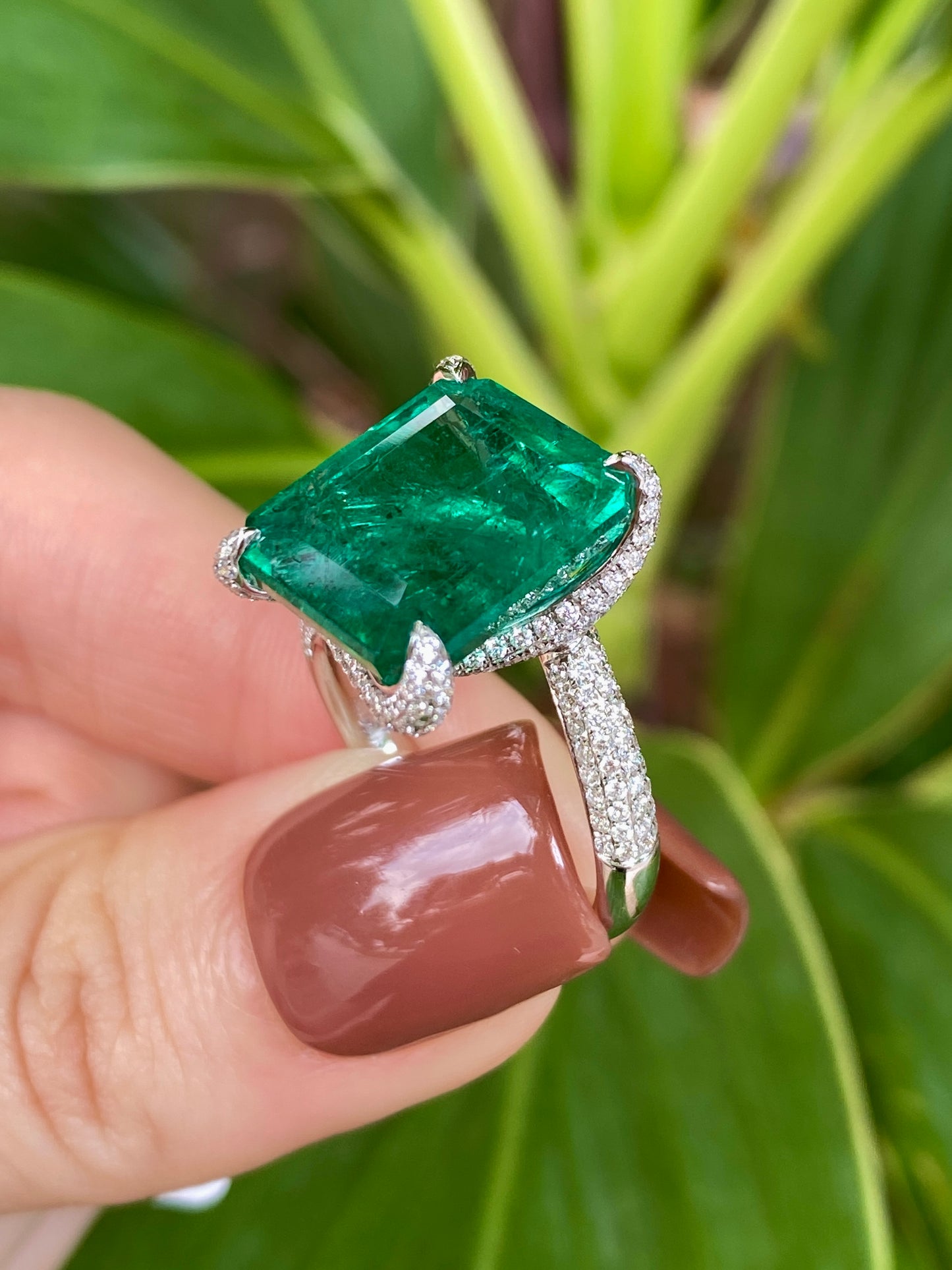 Natural Emerald 10.34ct Ring