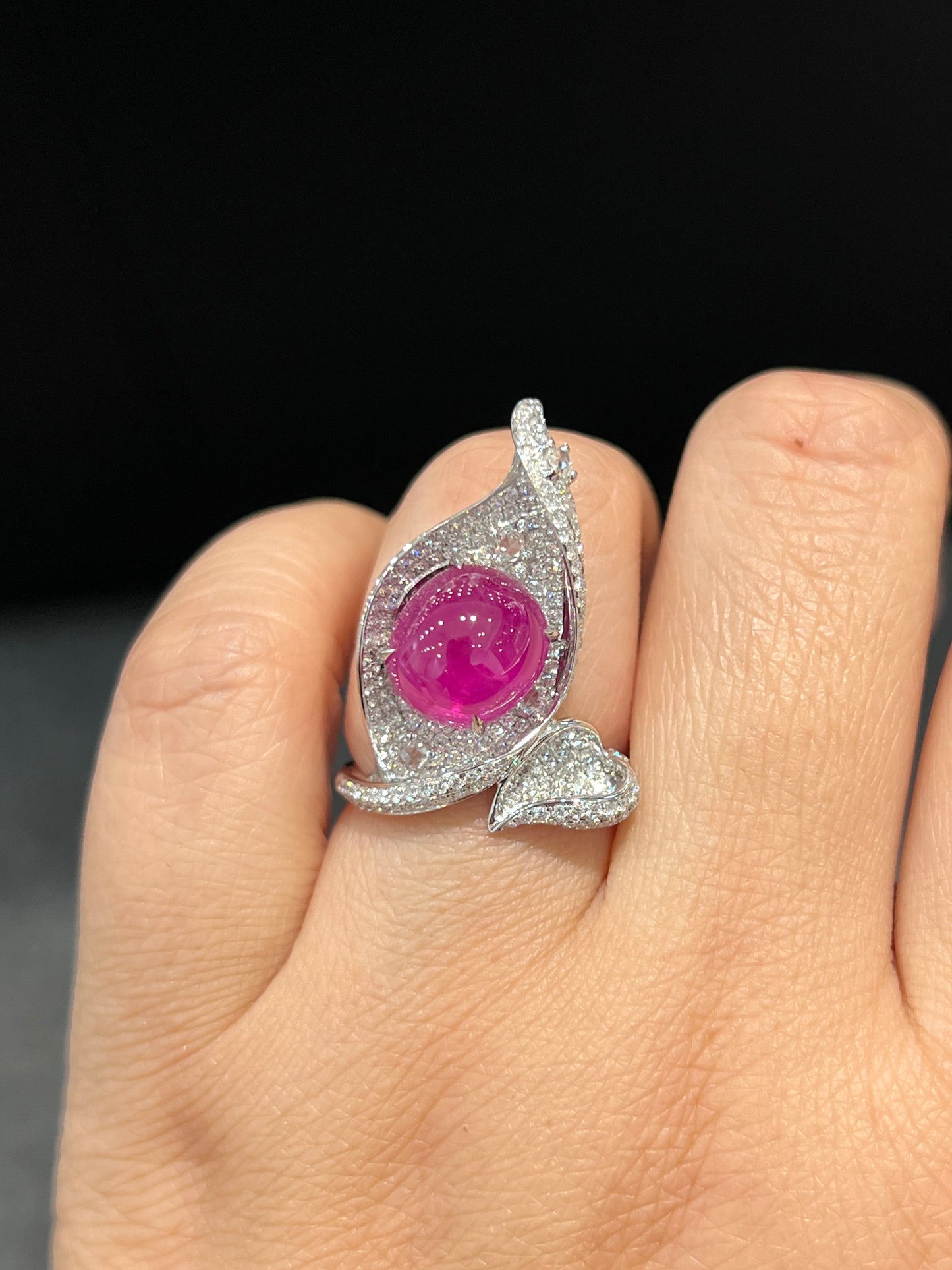 Natural Burmese Ruby 6.70ct Ring