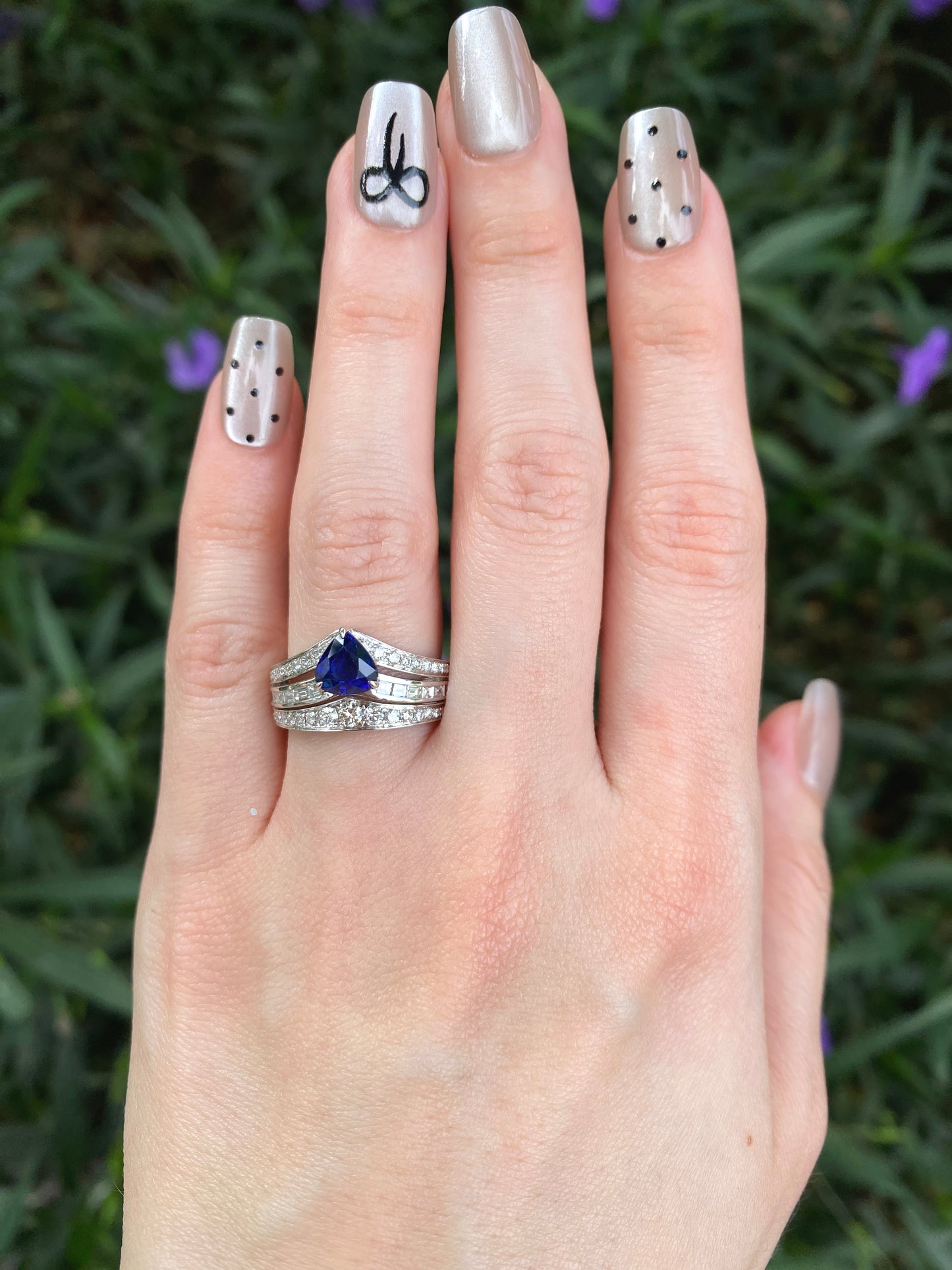 Natural Blue Sapphire Ring 1.26ct