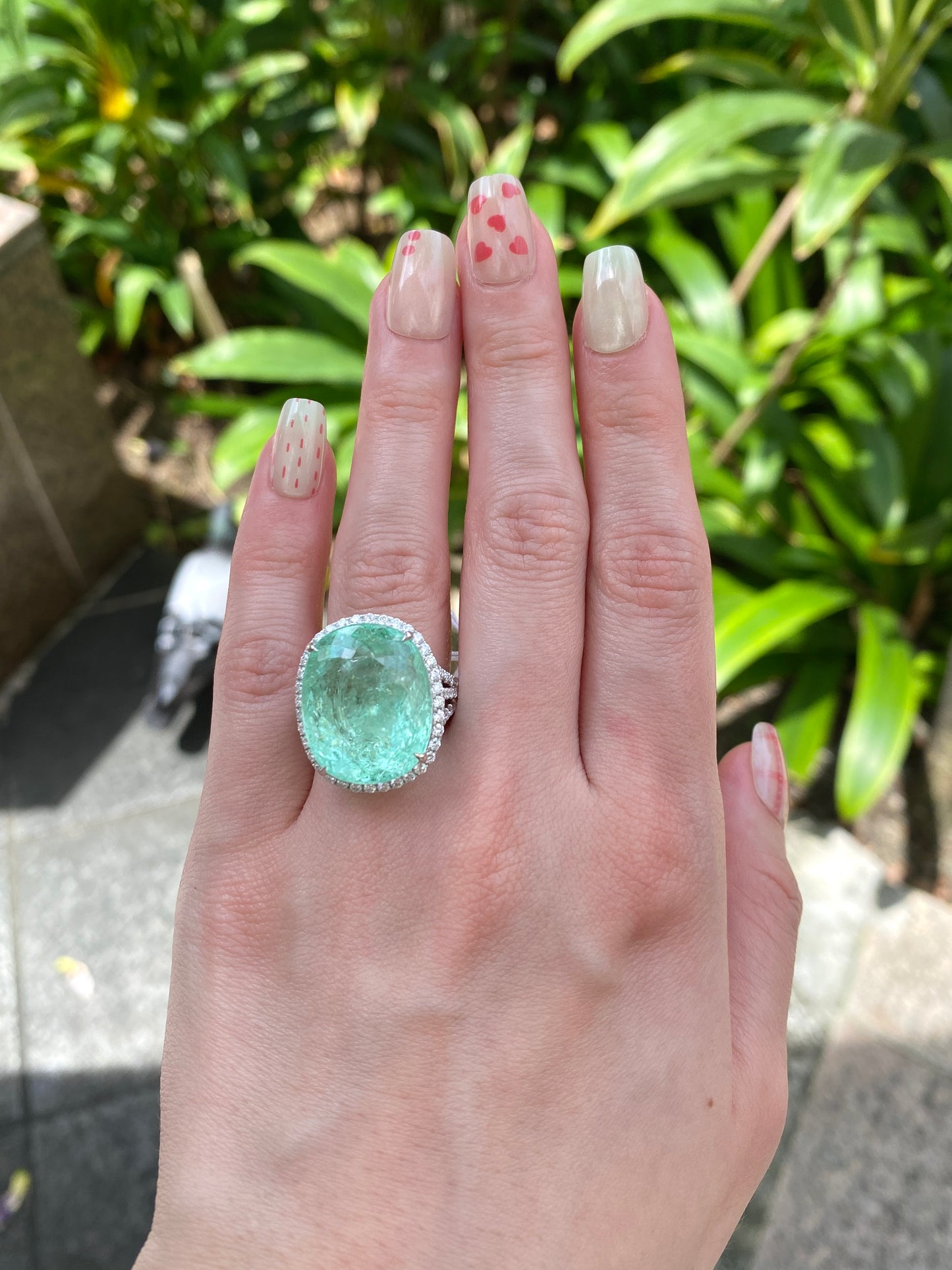Natural Paraiba Tourmaline 20.02ct Ring