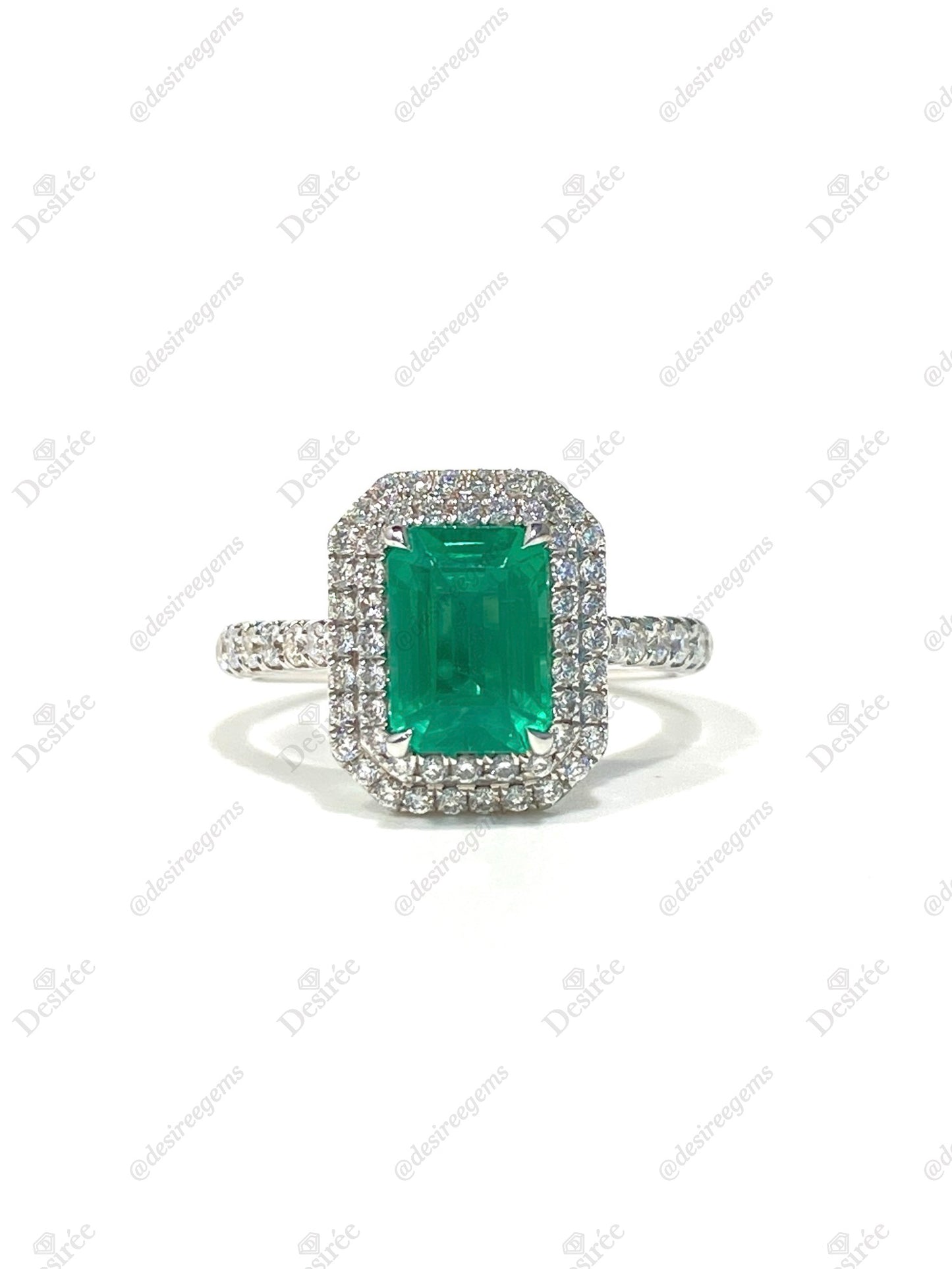Natural Emerald 1.69ct Ring