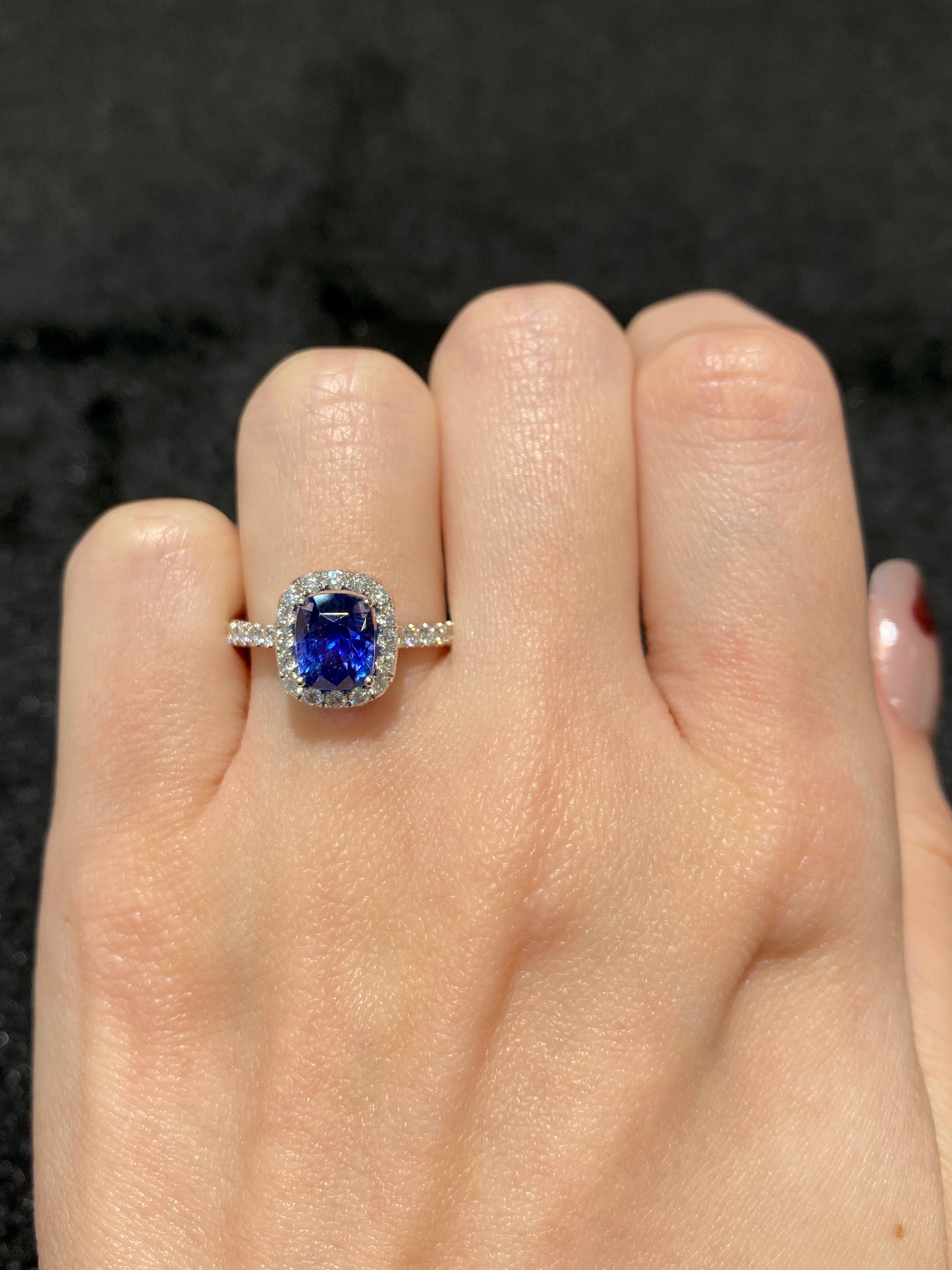 Natural Blue Sapphire 2.15ct Ring