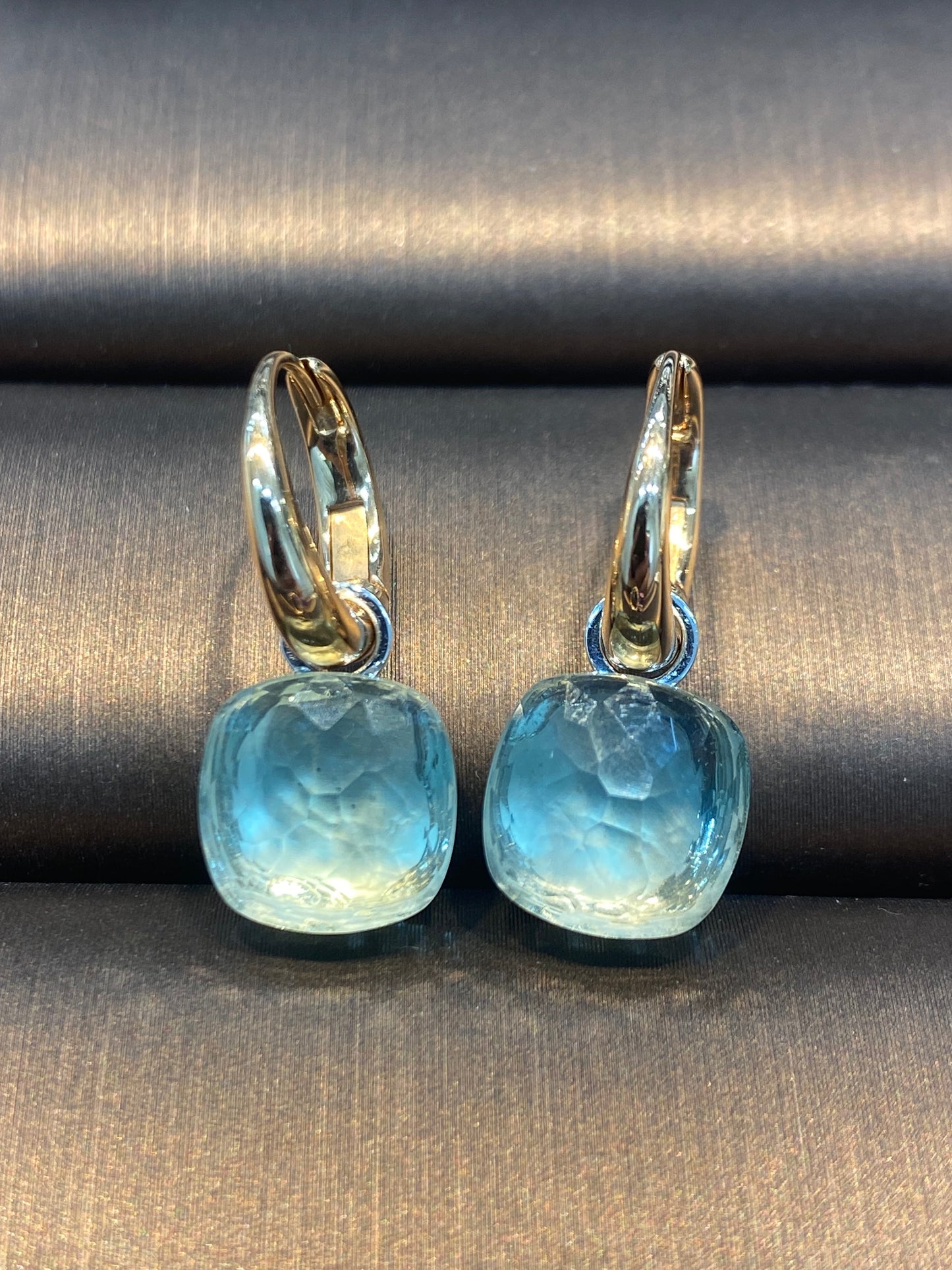 Natural Green Amethyst 12.30ct Earrings