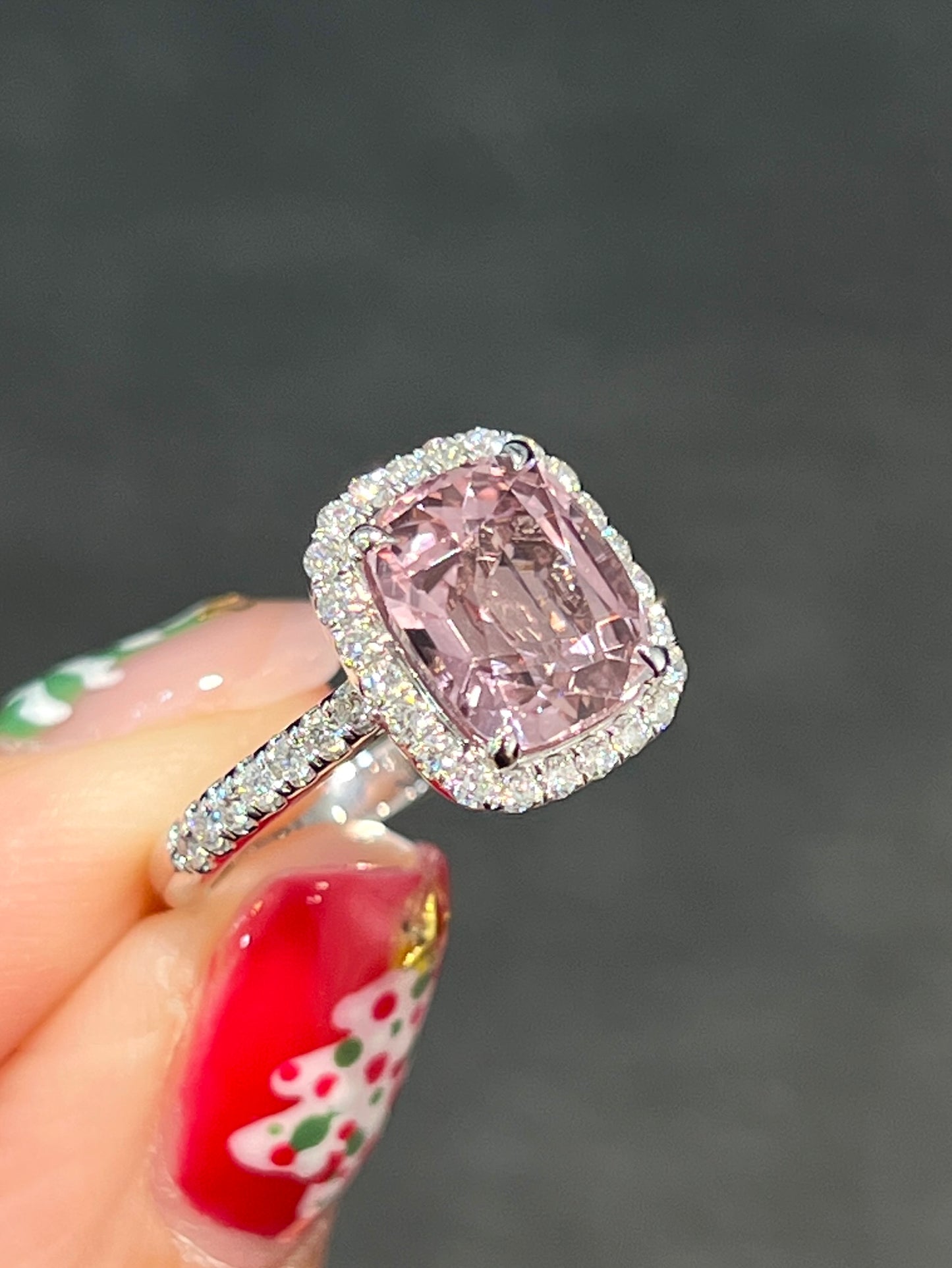 Natural Pink Tourmaline 2.87ct Ring