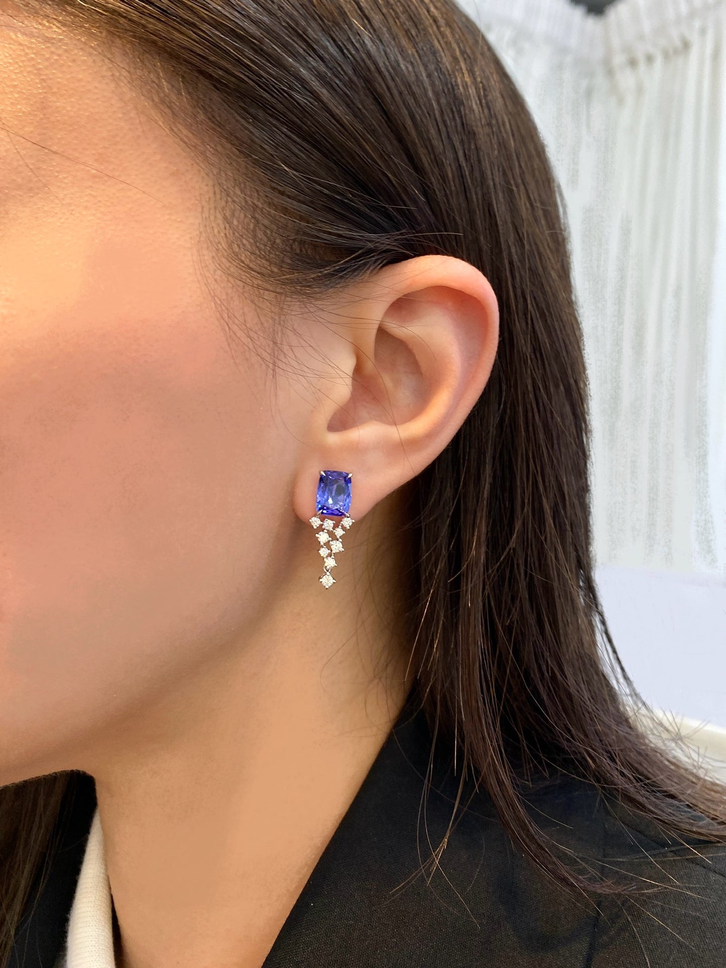 Natural Tanzanites 5.06ct Earrings