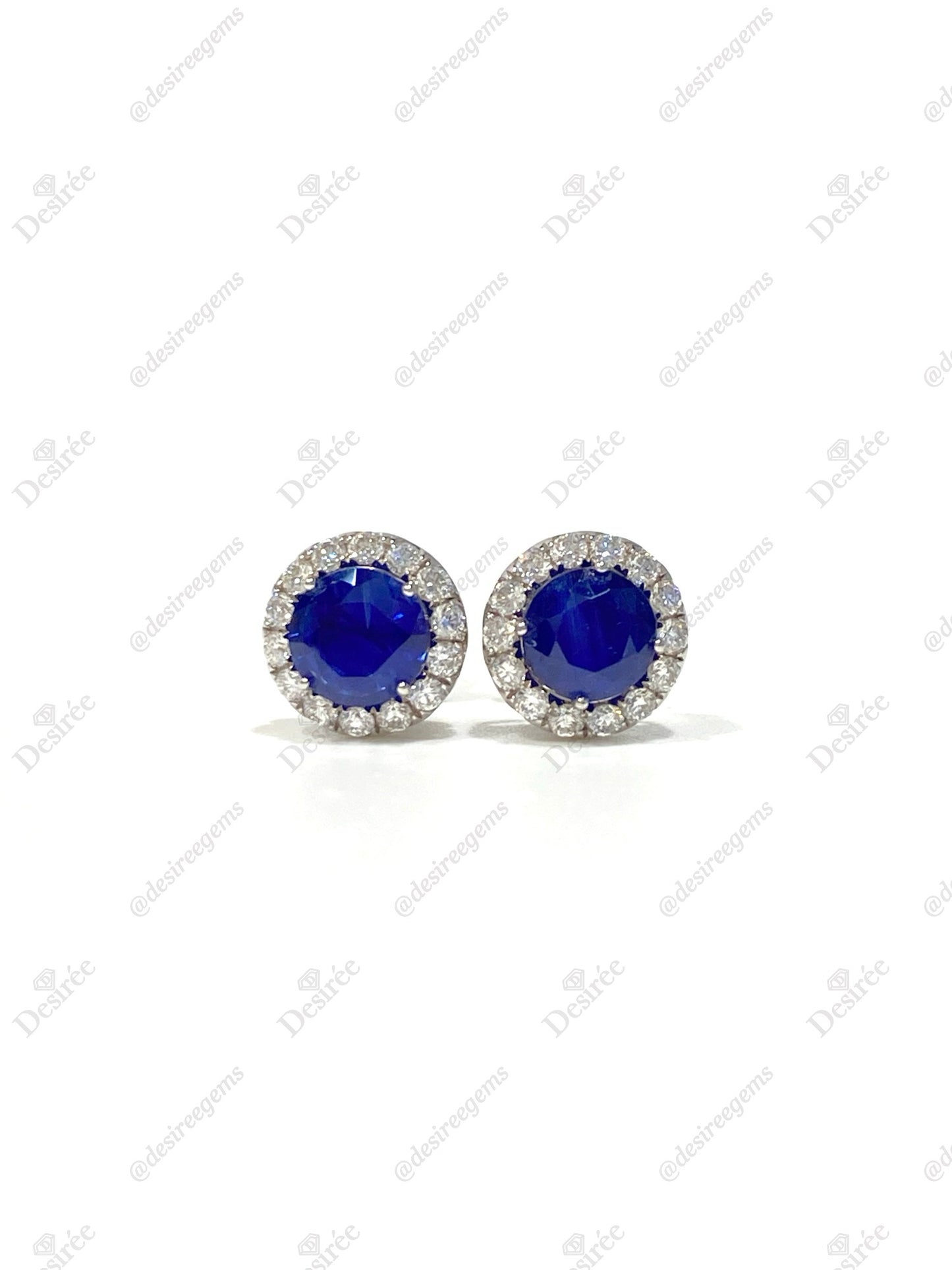 Blue Sapphire 2.00ct Earrings