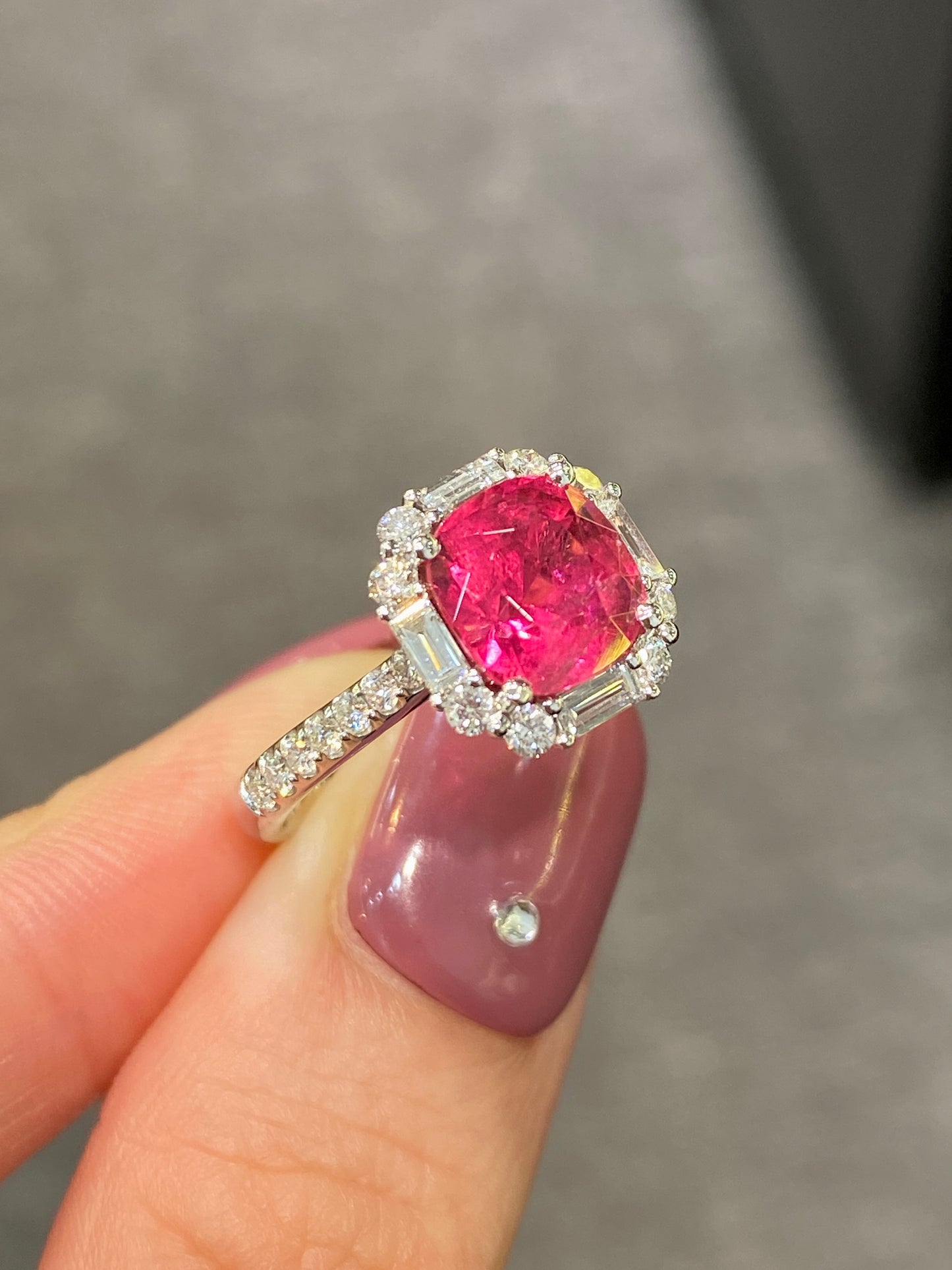 Natural Tourmaline 2.16ct Ring