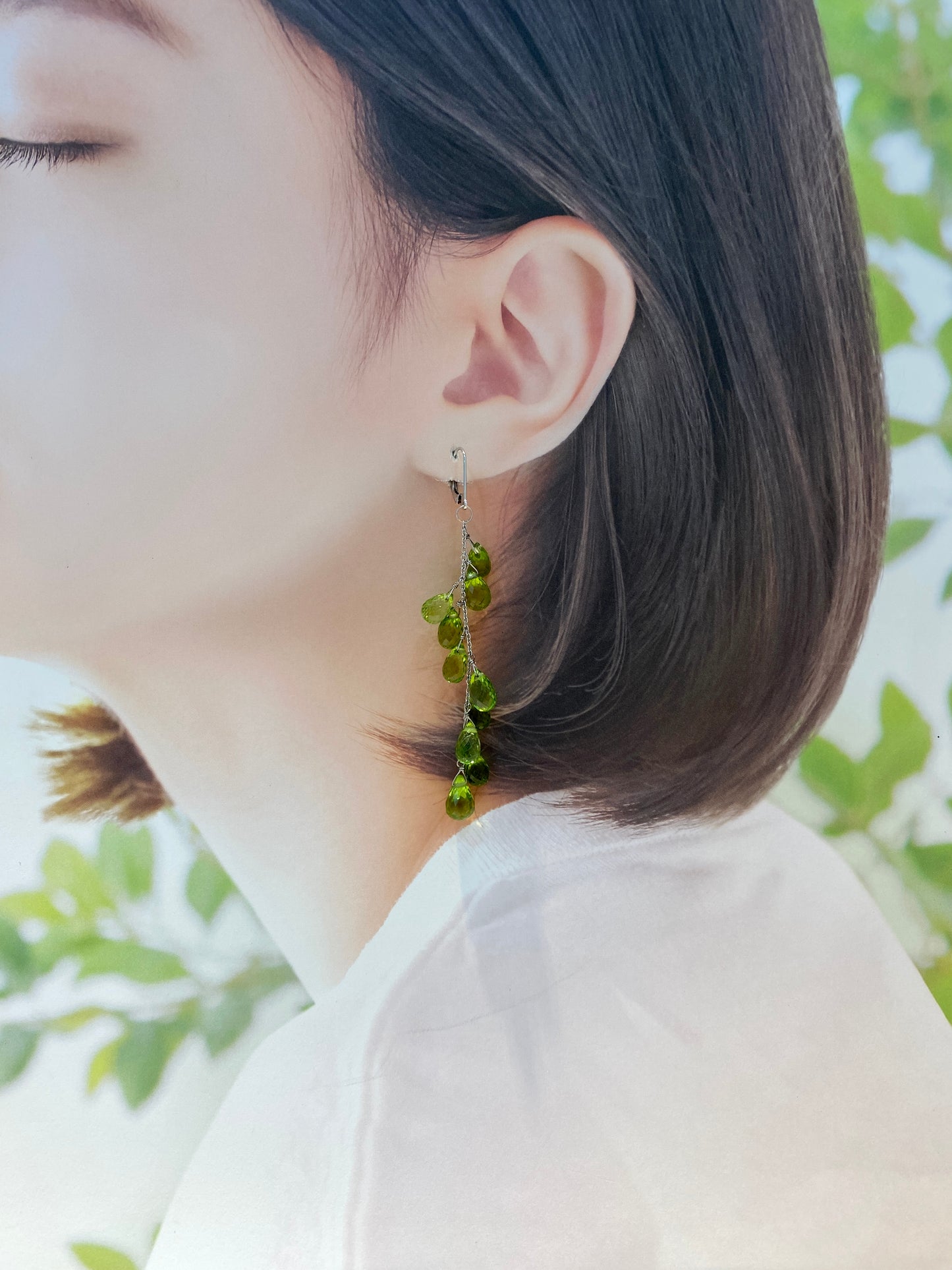 Natural Peridot 38.65ct Earrings