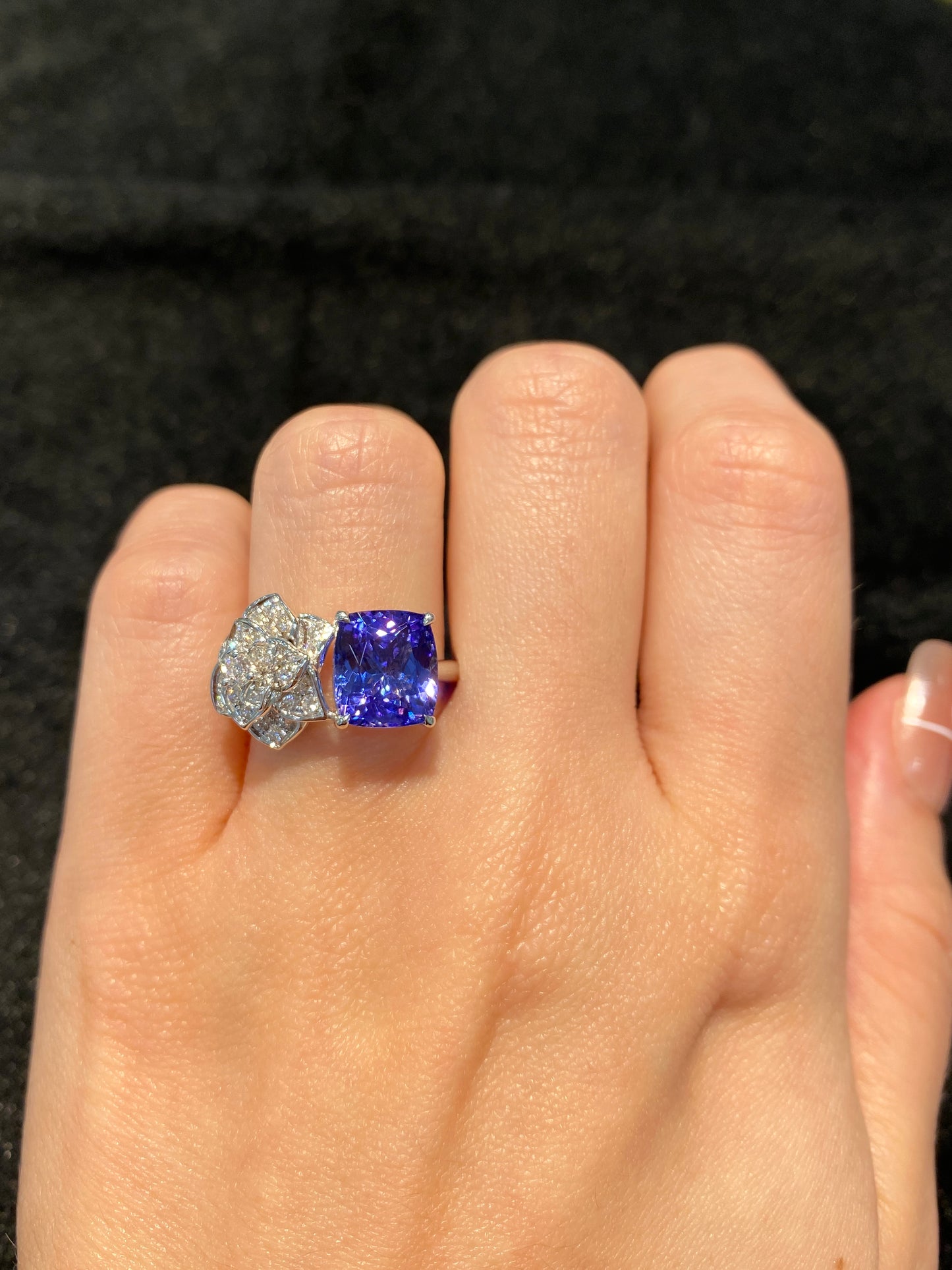 Natural Tanzanite 3.20ct Ring