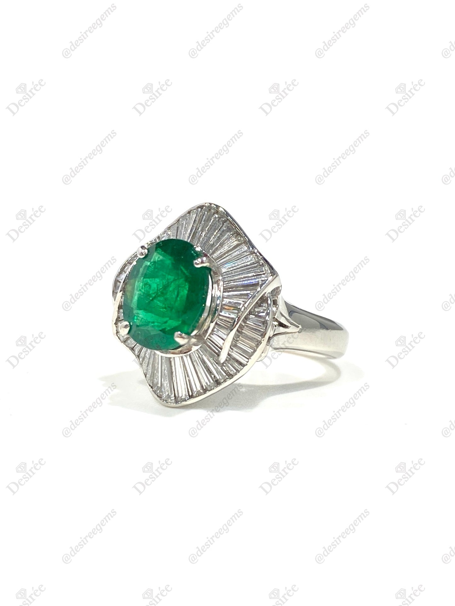 Natural Emerald 2.74ct Ring
