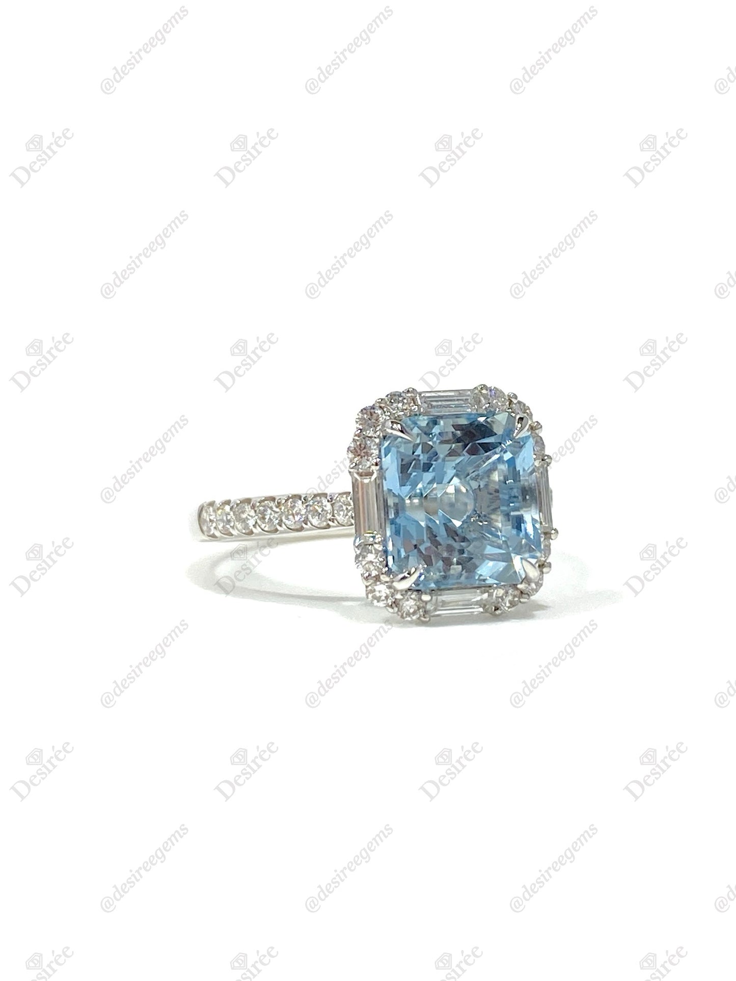 Natural Aquamarine 2.88ct Ring