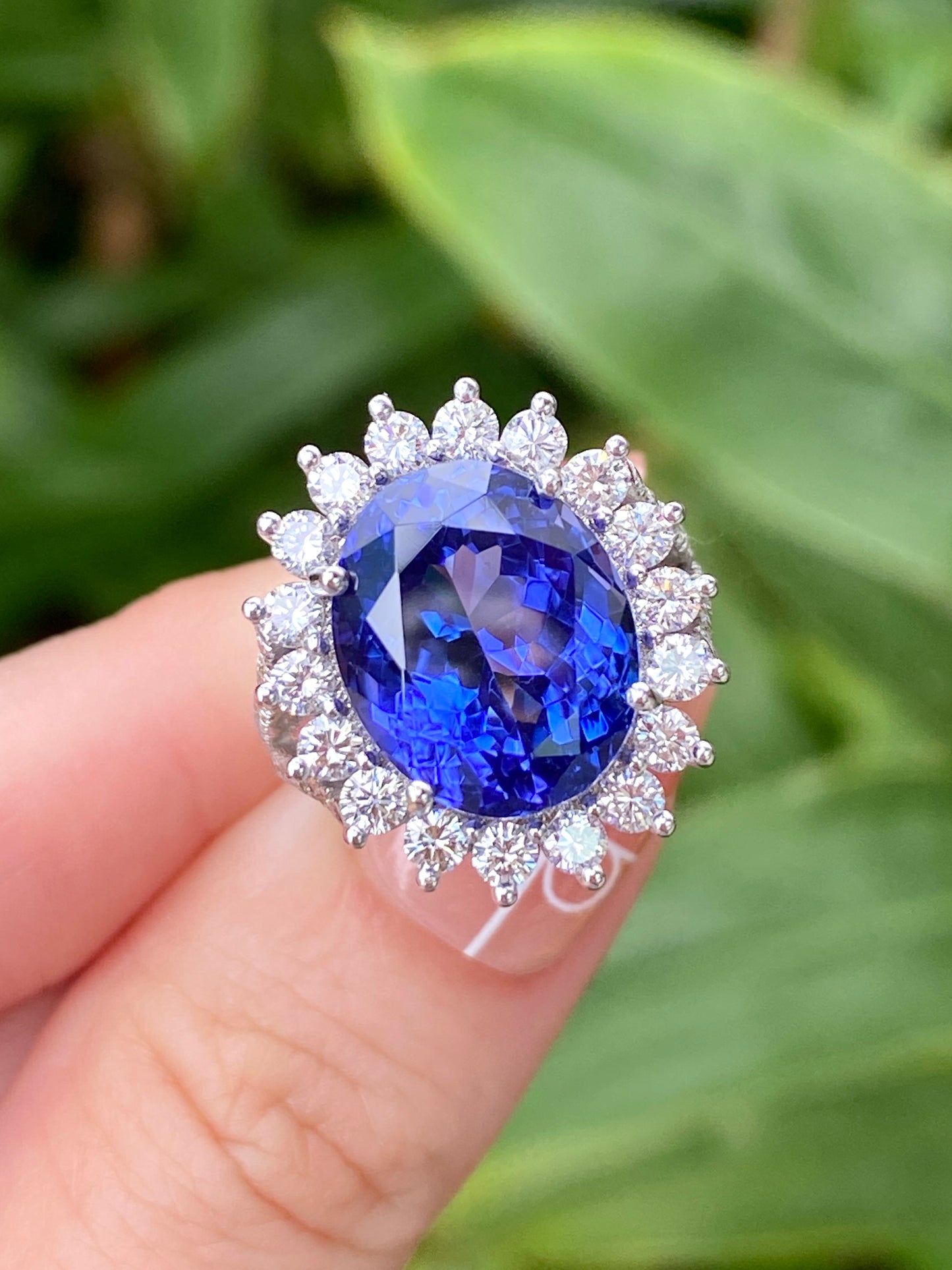 Natural Tanzanite 9.48ct Ring