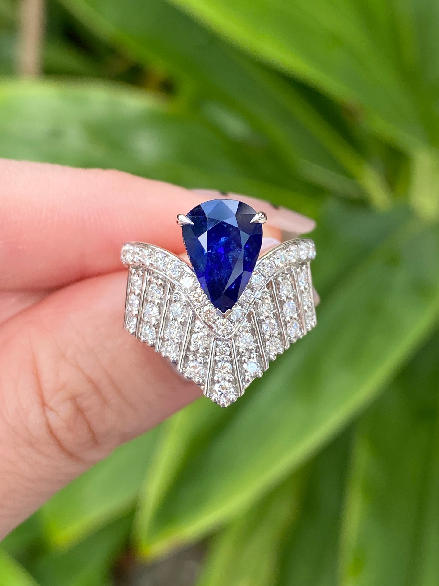 Natural Royal Blue Sapphire 3.00ct Ring