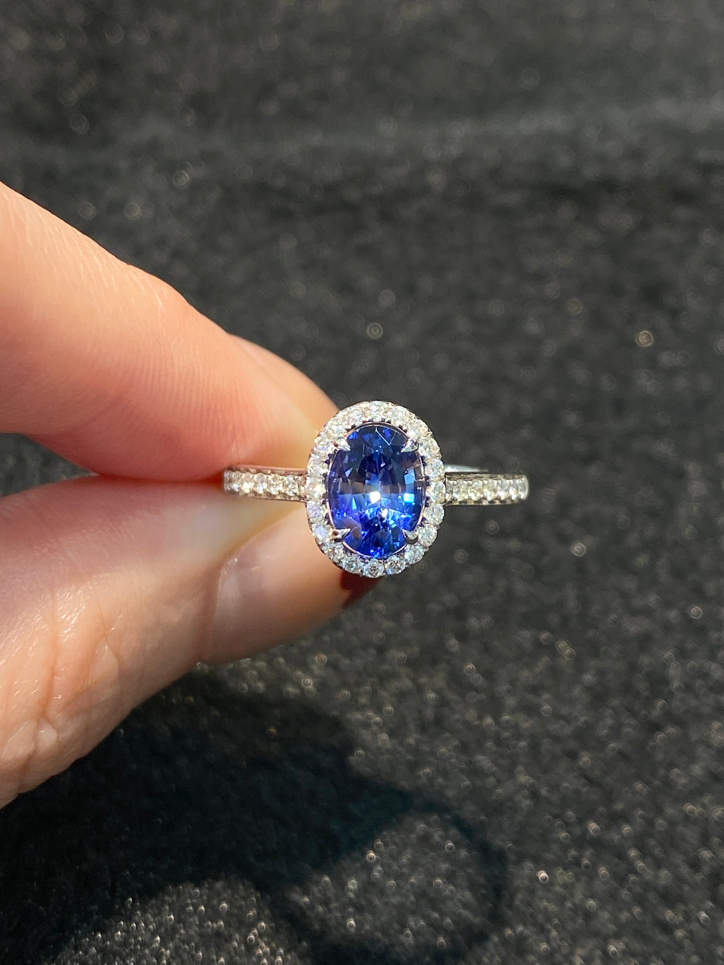 Natural Blue Sapphire 1.20ct Ring