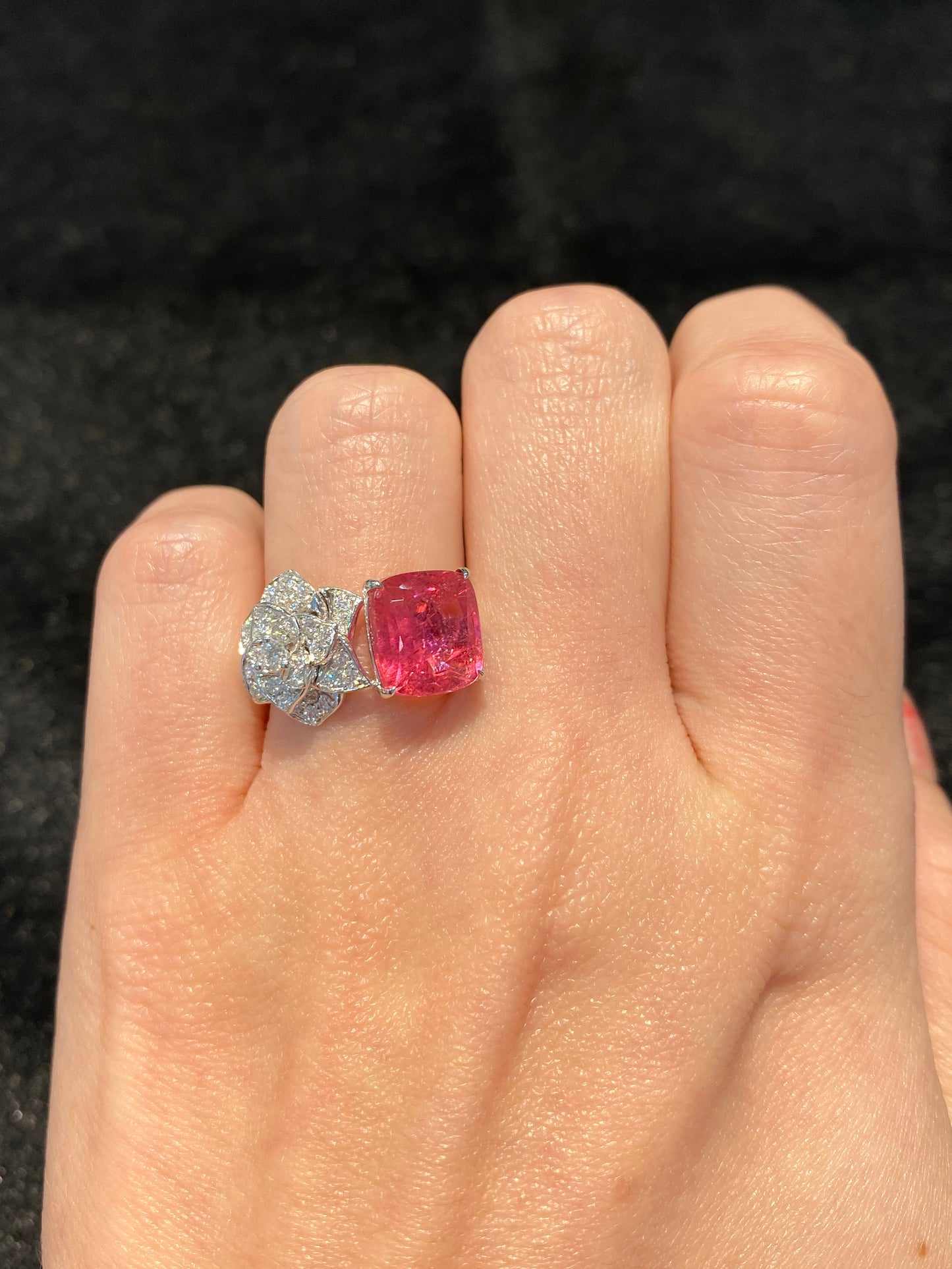 Natural Pink Tourmaline 3.30ct Ring