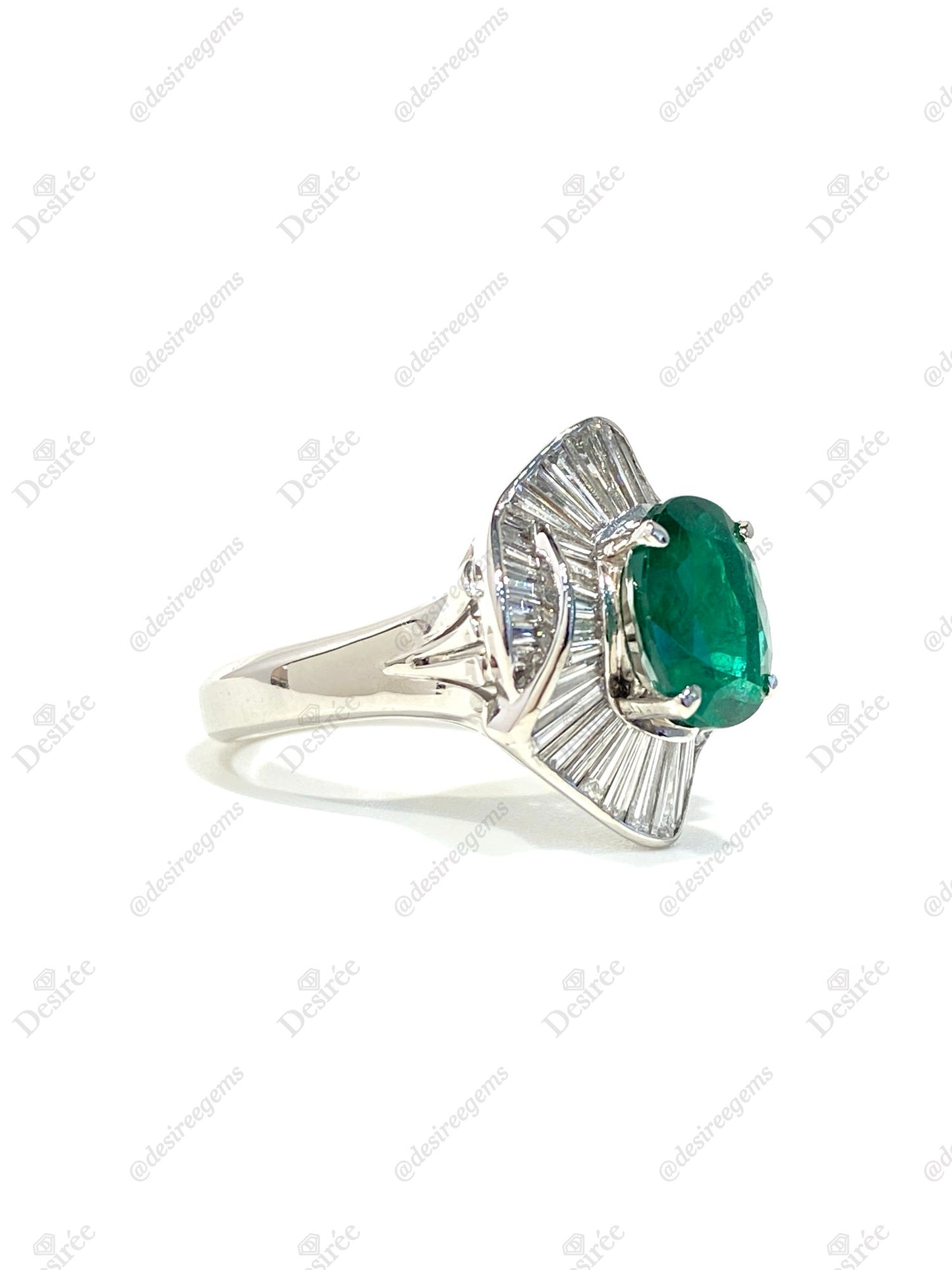 Natural Emerald 2.74ct Ring