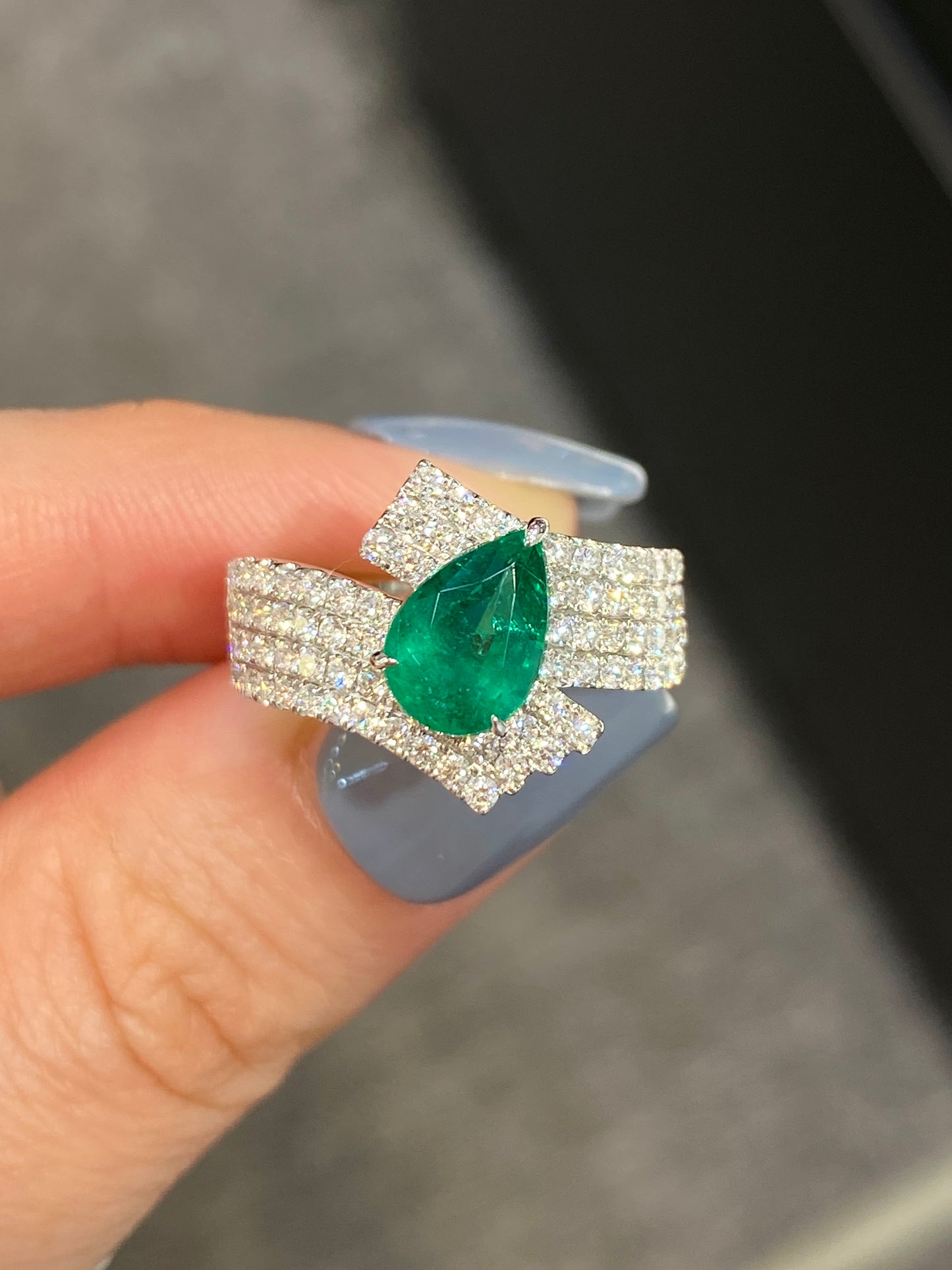 Natural Emerald 1.55ct Ring