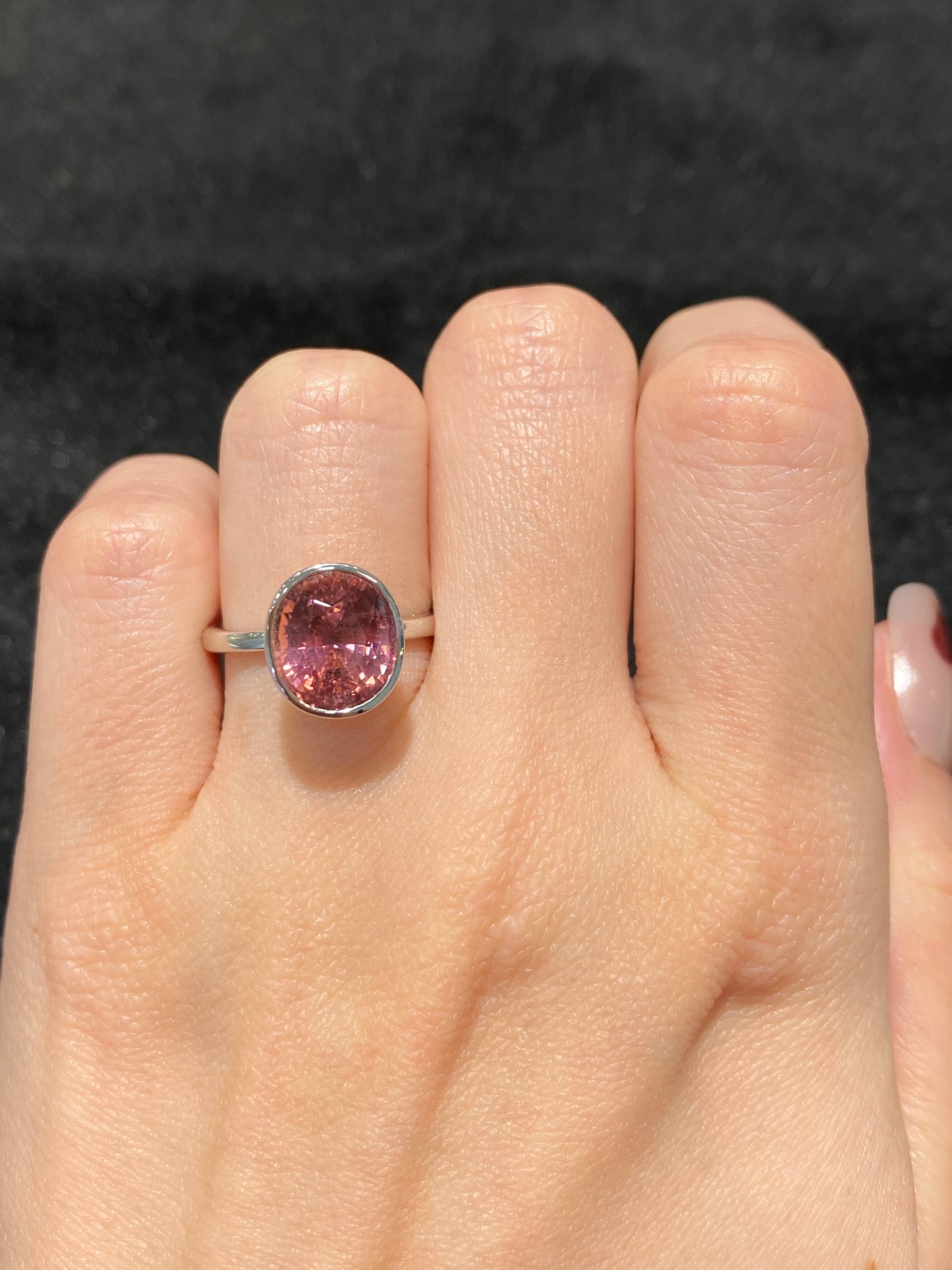 Natural Tourmaline 4.09ct Ring