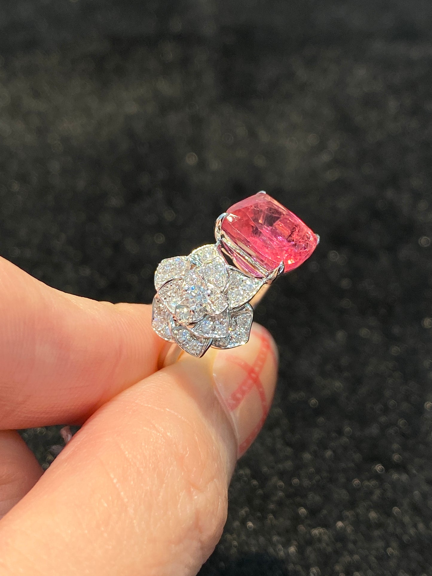 Natural Pink Tourmaline 3.30ct Ring