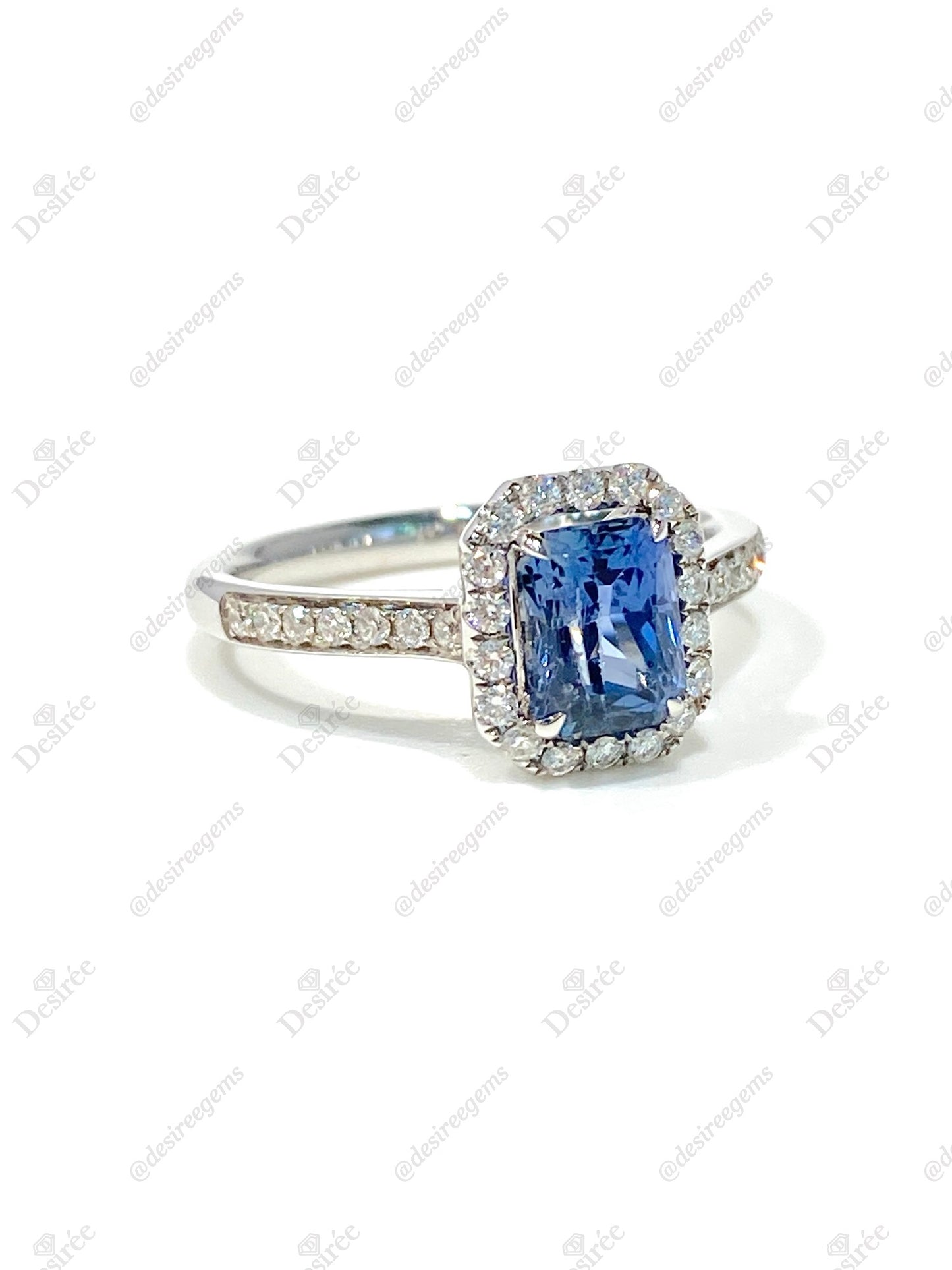 Natural Blue Sapphire 1.38ct Ring