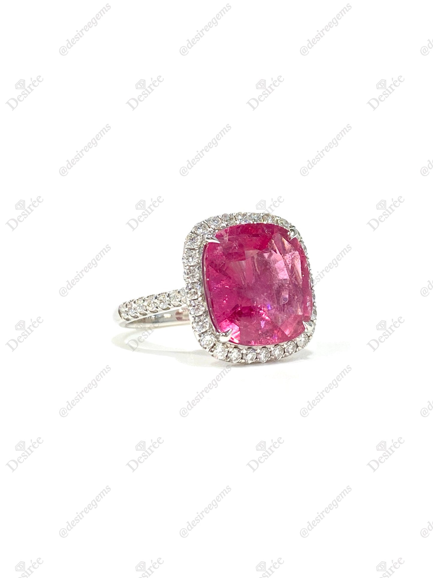Natural Pink Tourmaline 6.85ct Ring